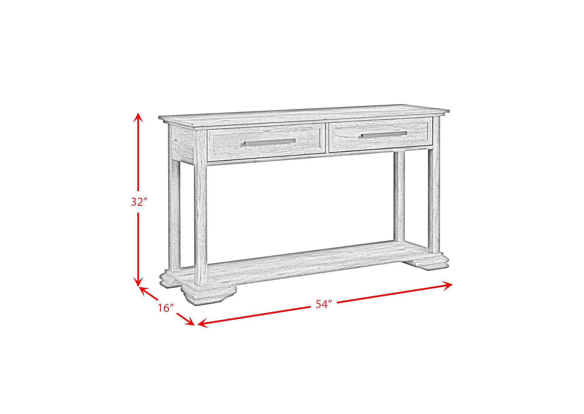 Park Ridge Sofa Table In Charcoal image 6