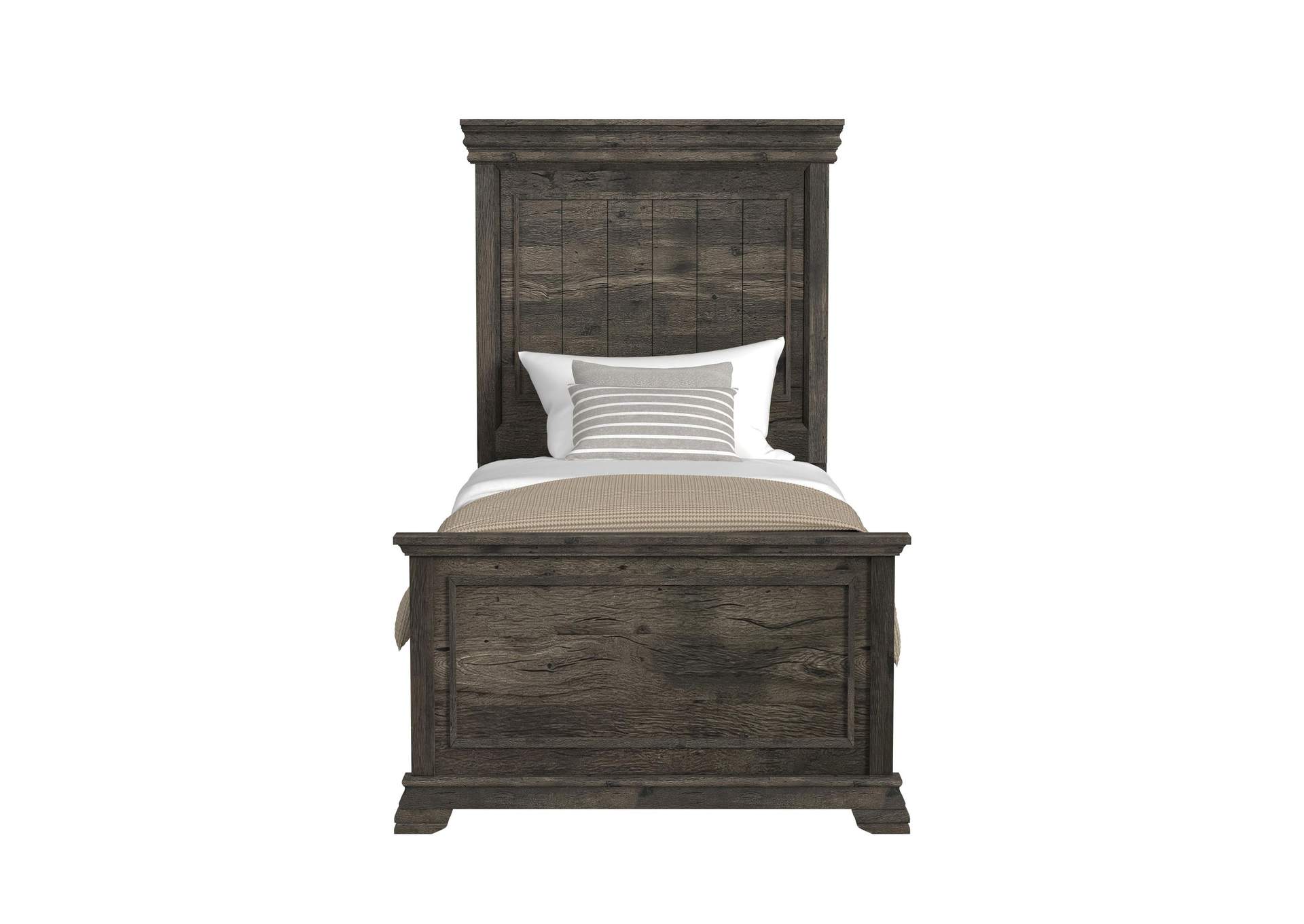 Park Ridge Twin Panel Bed In Charcoal image 4