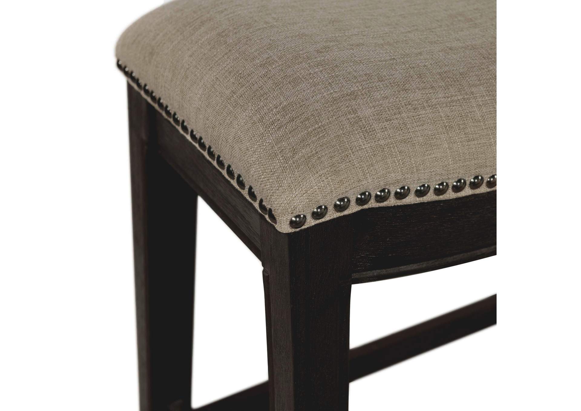 Parkside 30 Barstool - Linen - Dark Wash image 6
