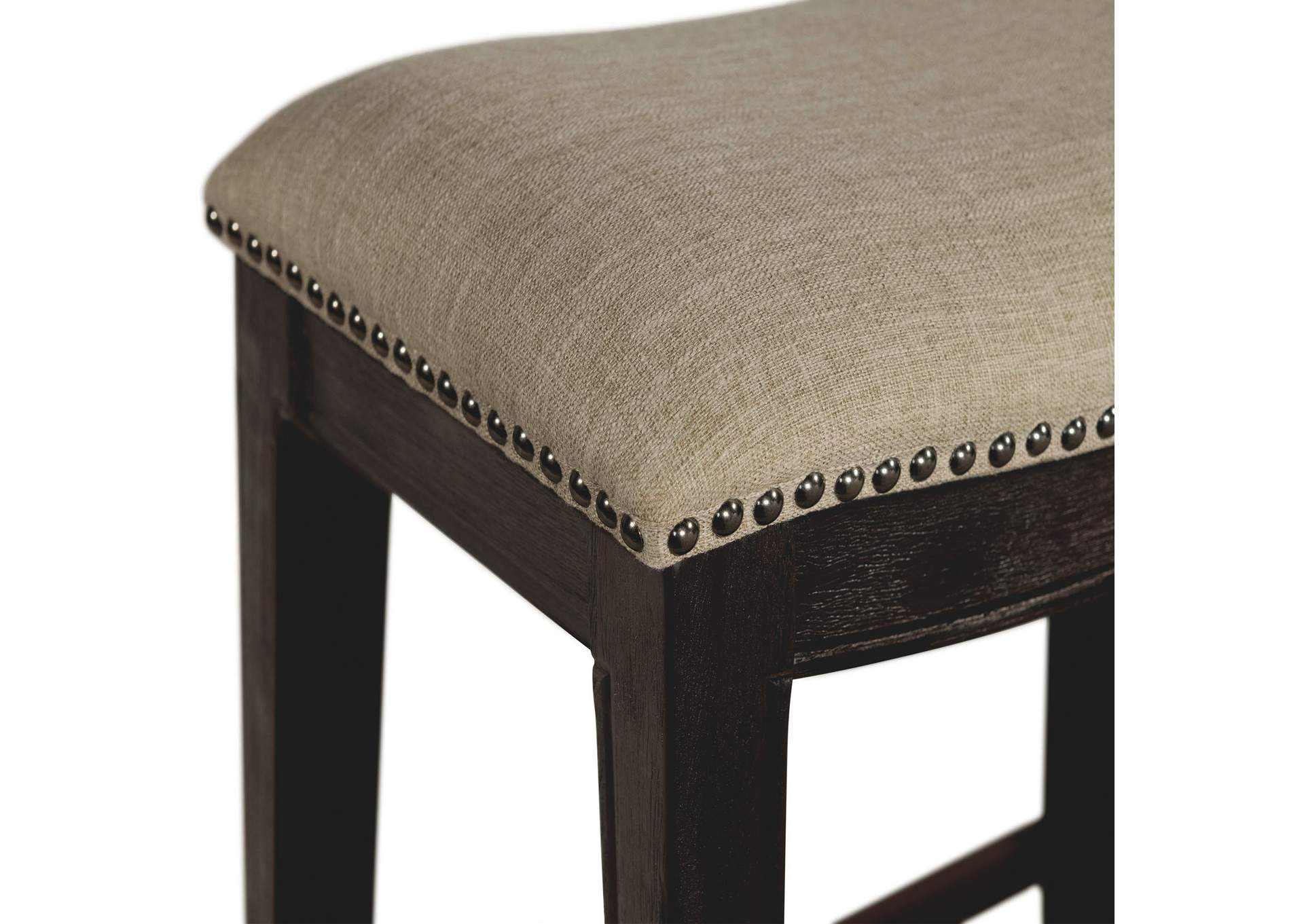 Parkside 24 Counter Stool - Linen - Dark Wash