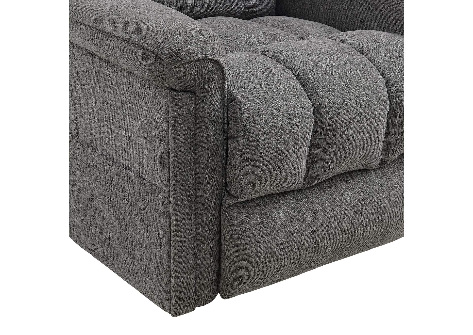 Pecos Power Motion Lift Chair In 15337 - 2 Ribbit Charcoal