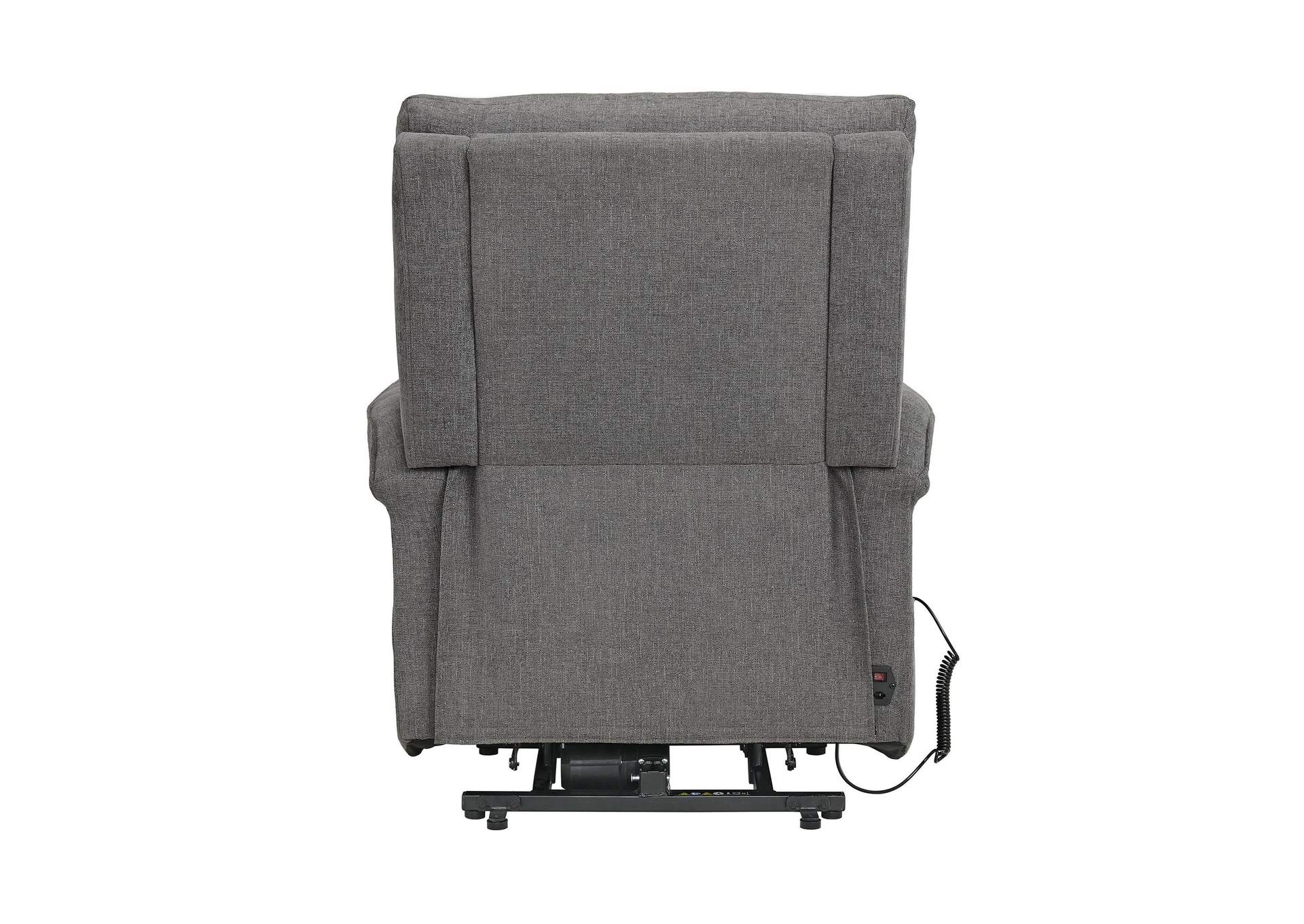 Pecos Power Motion Lift Chair In Ribbit Charcoal Ww image 10