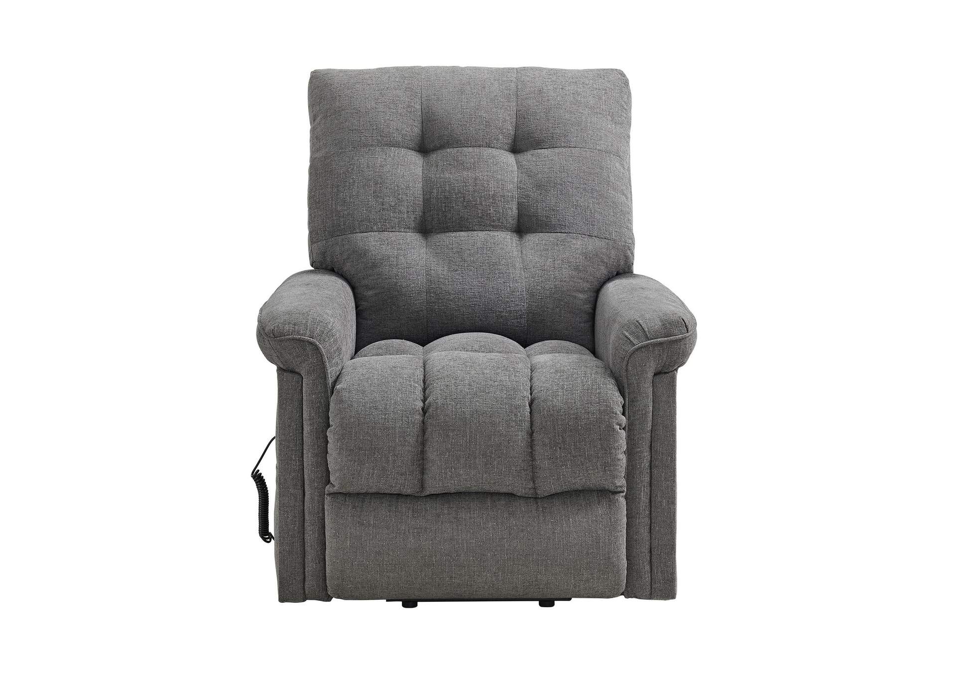 Pecos Power Motion Lift Chair In Ribbit Charcoal Ww image 7