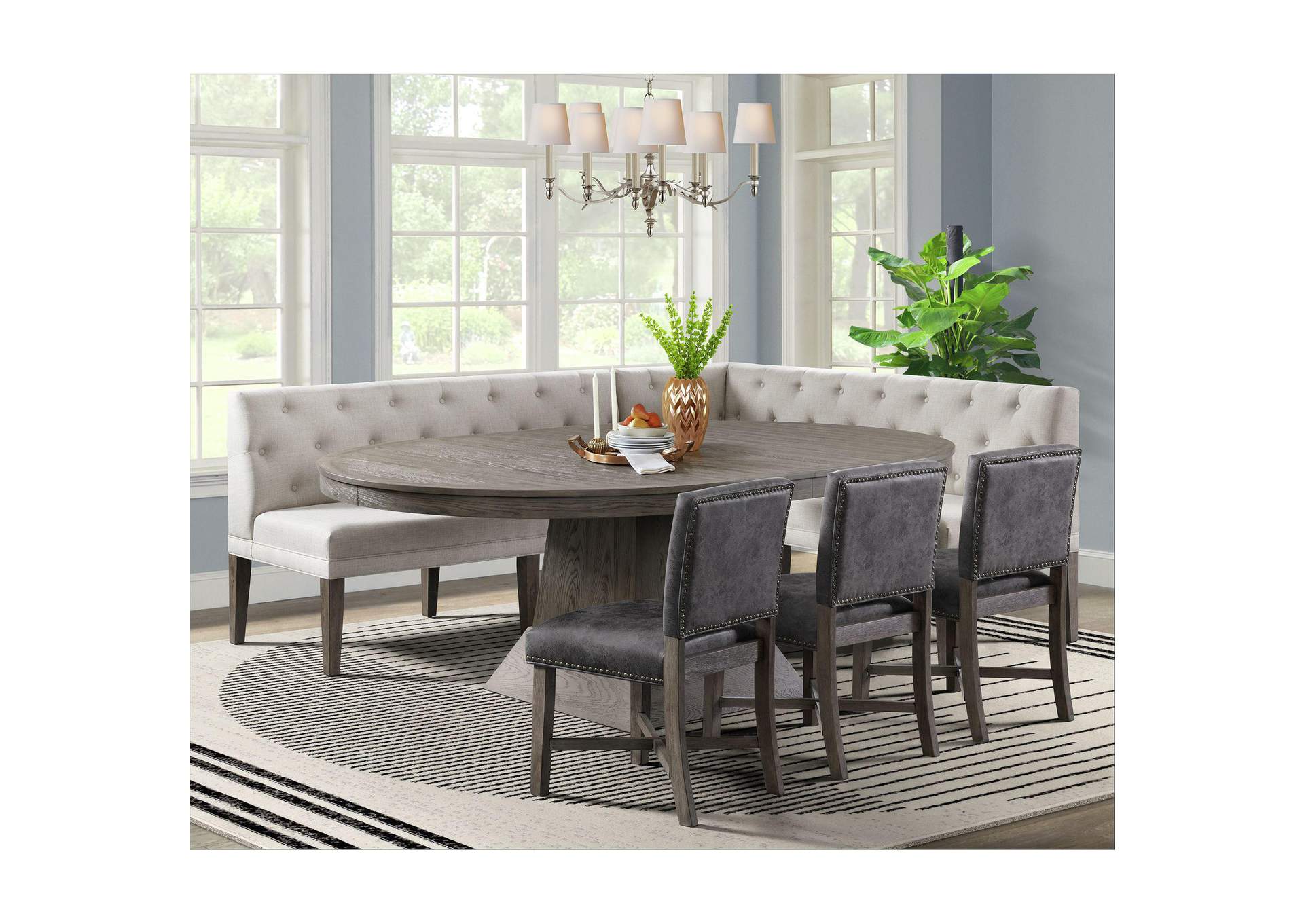 Peyton Sectional Sofa Dining Set image 1