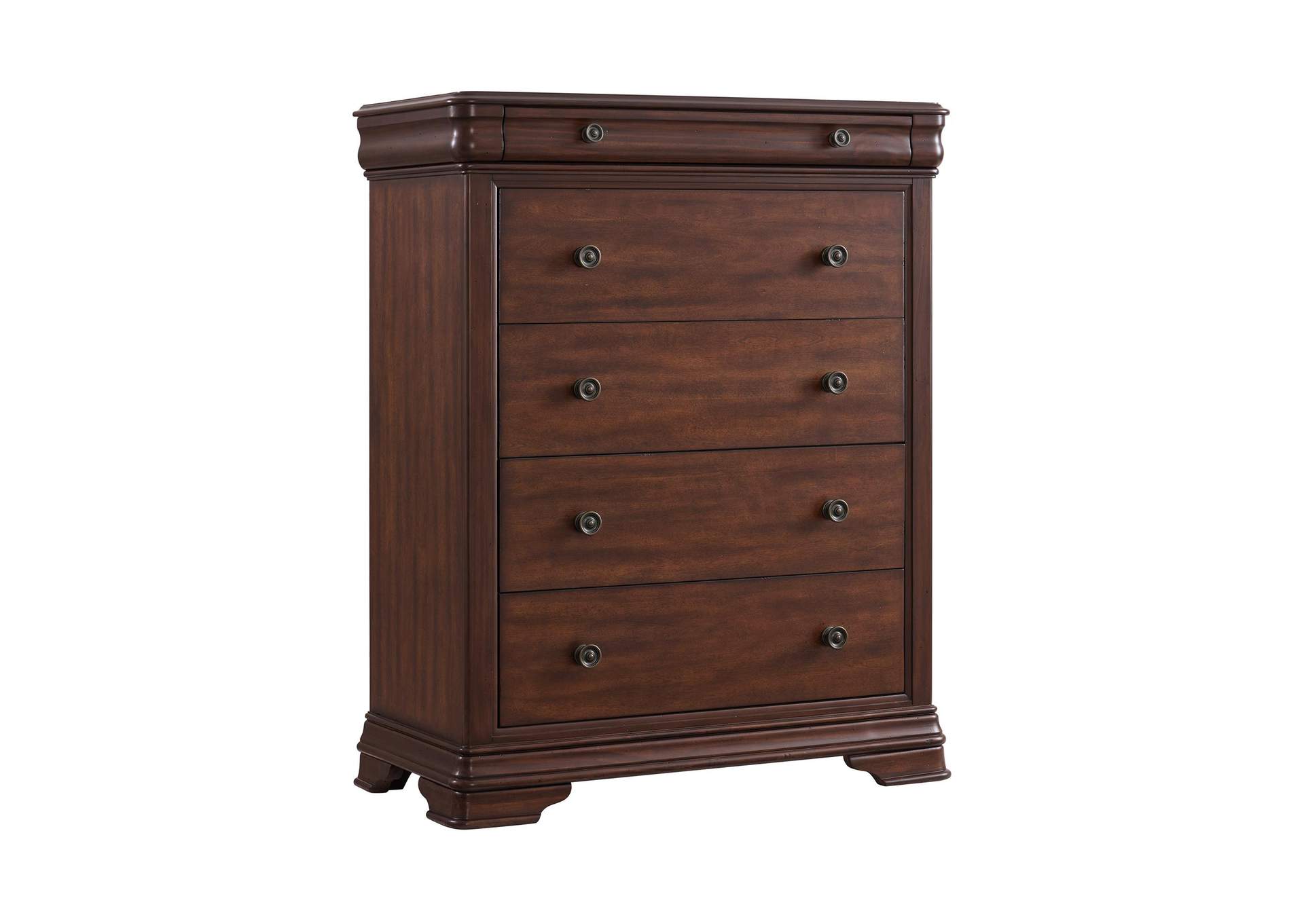 Phillipe 5 - Drawer Chest In Cherry image 9