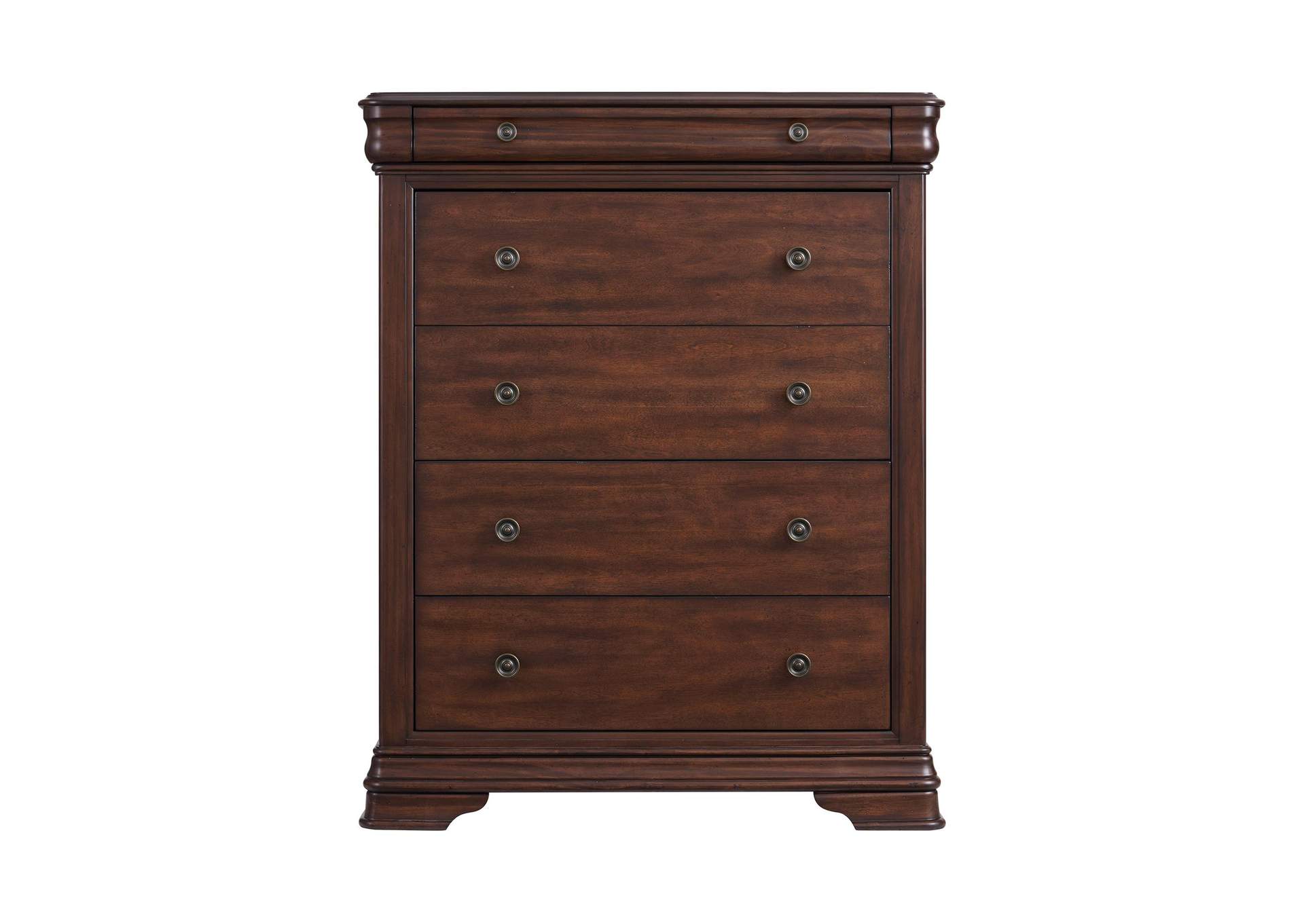 Phillipe 5 - Drawer Chest In Cherry image 10
