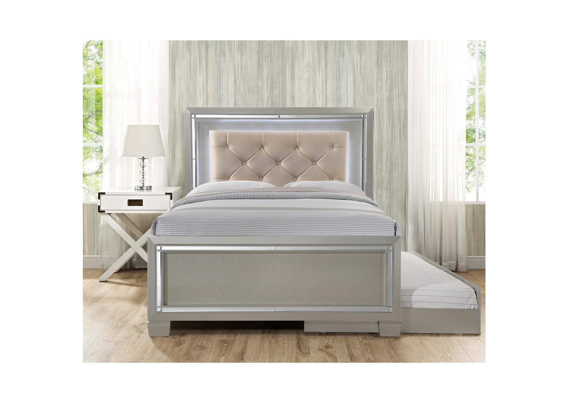 Platinum Youth Full Patform With Trundle image 1
