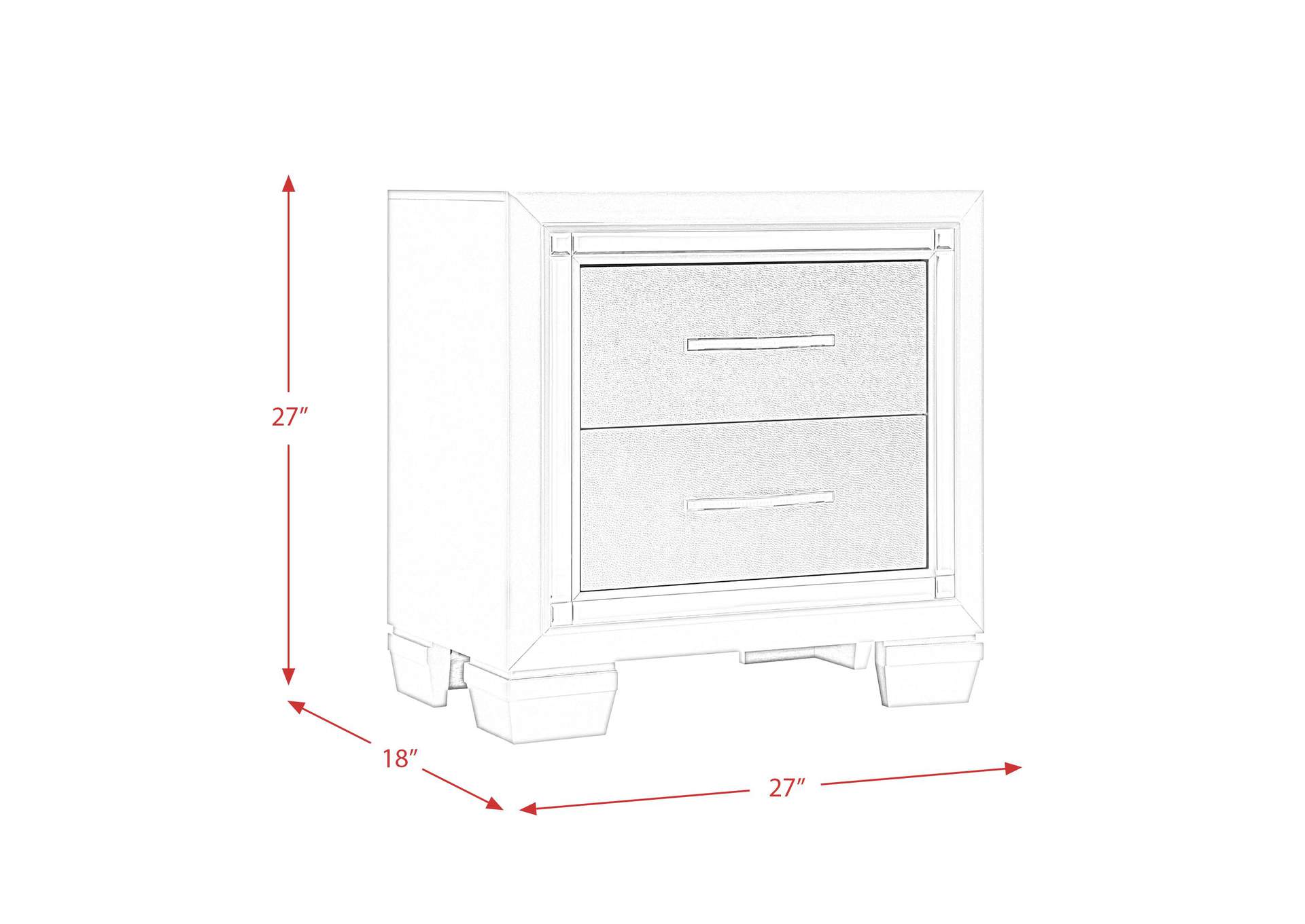 Platinum Nightstand image 4