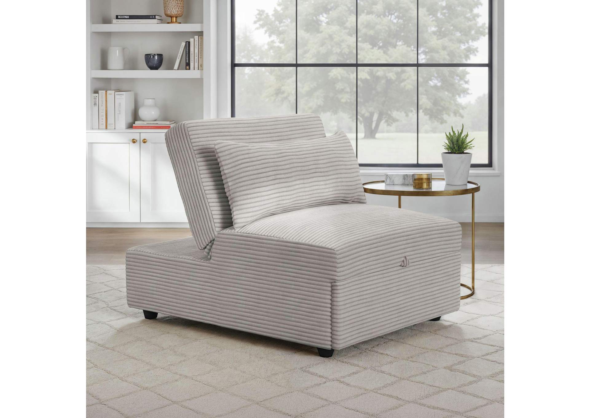 Pluto Chair With Kidney Pillow Klik Klak And Pop Up In Coronado Grey image 1
