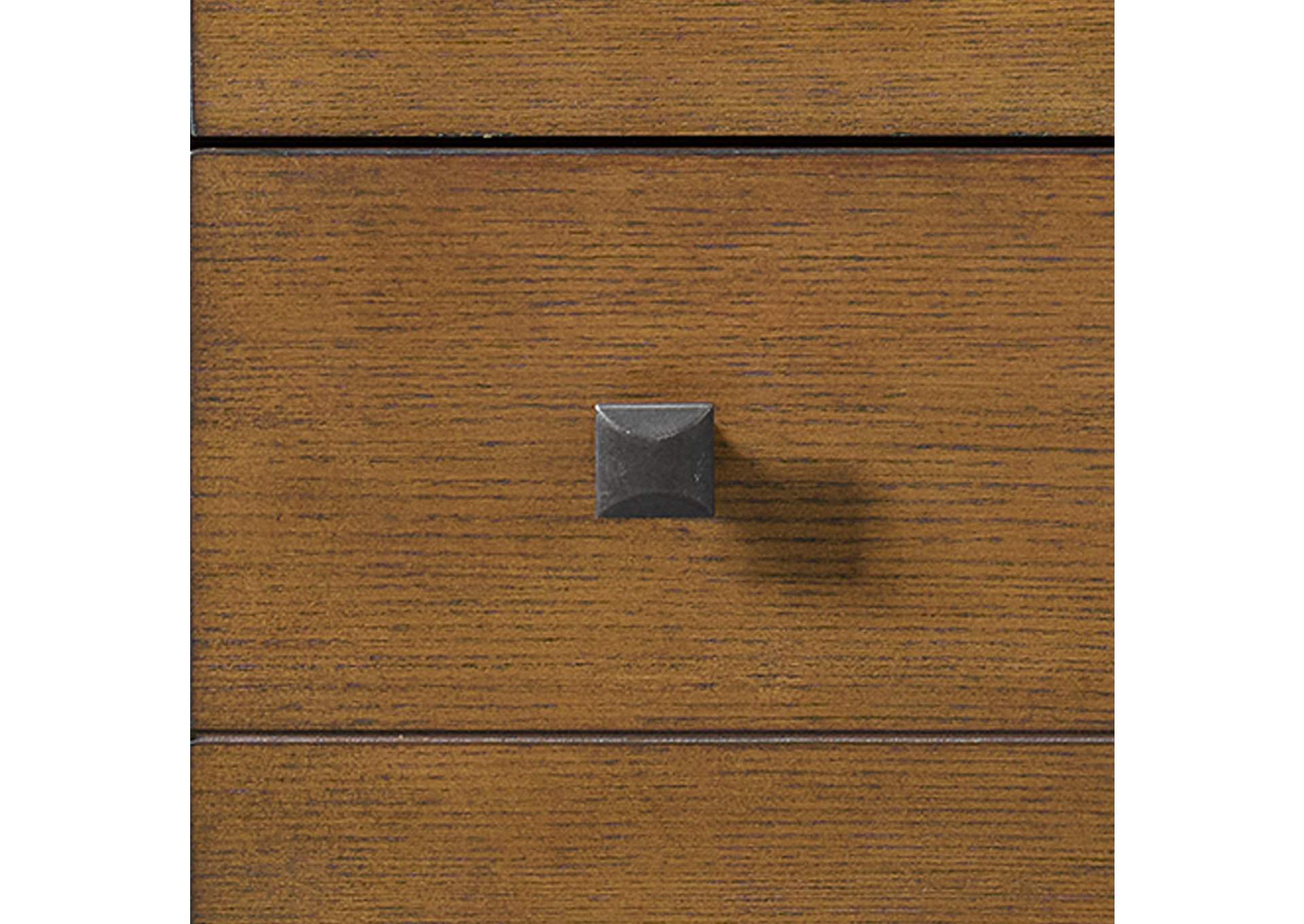 Portico File Cabinet In Brown Oak image 7
