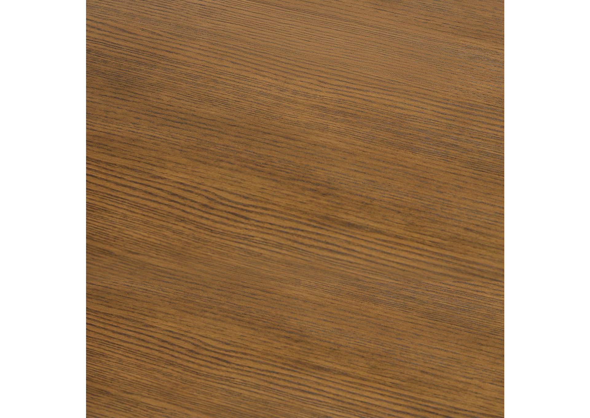 Portico Open Bookcase In Brown Oak image 8