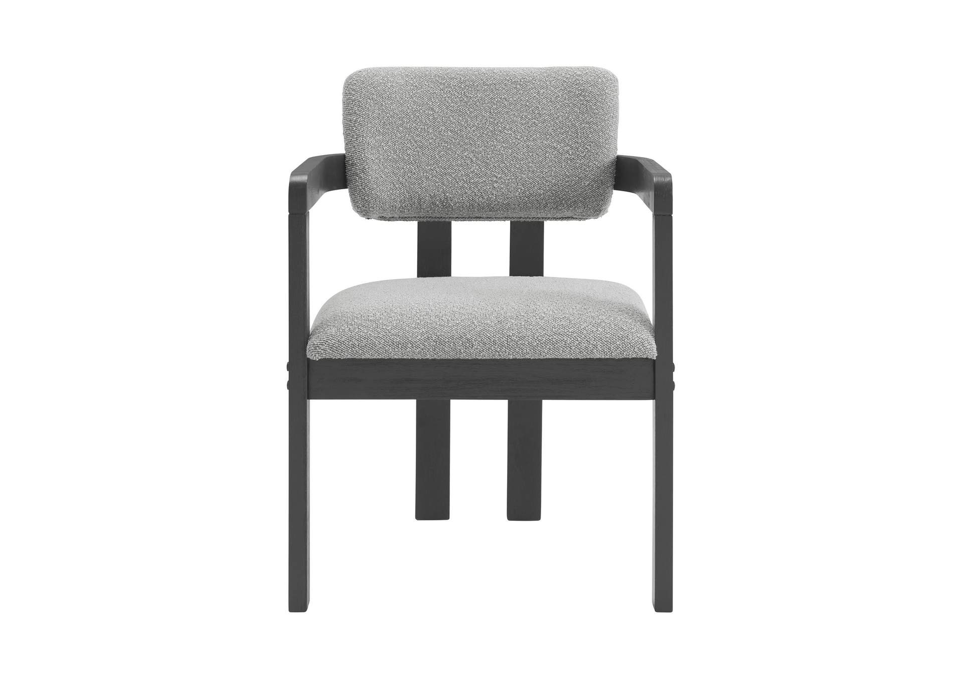 Portland Arm Chair With Grey Fabric Pgy1113 - 4 In Black 2 Per Carton image 7