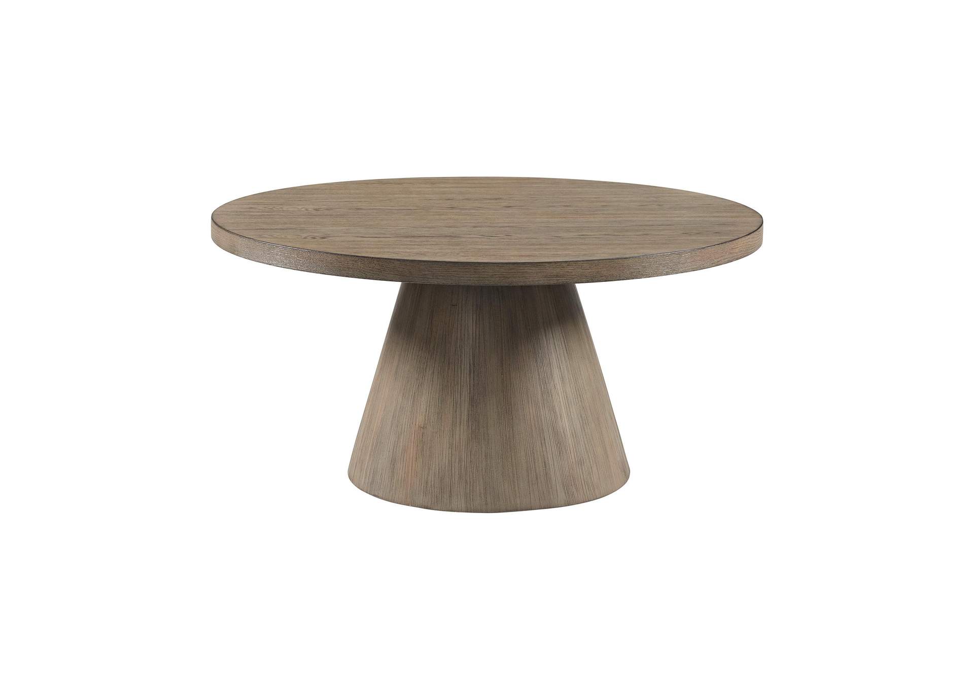 Portland Round Coffee Table In Grey image 6