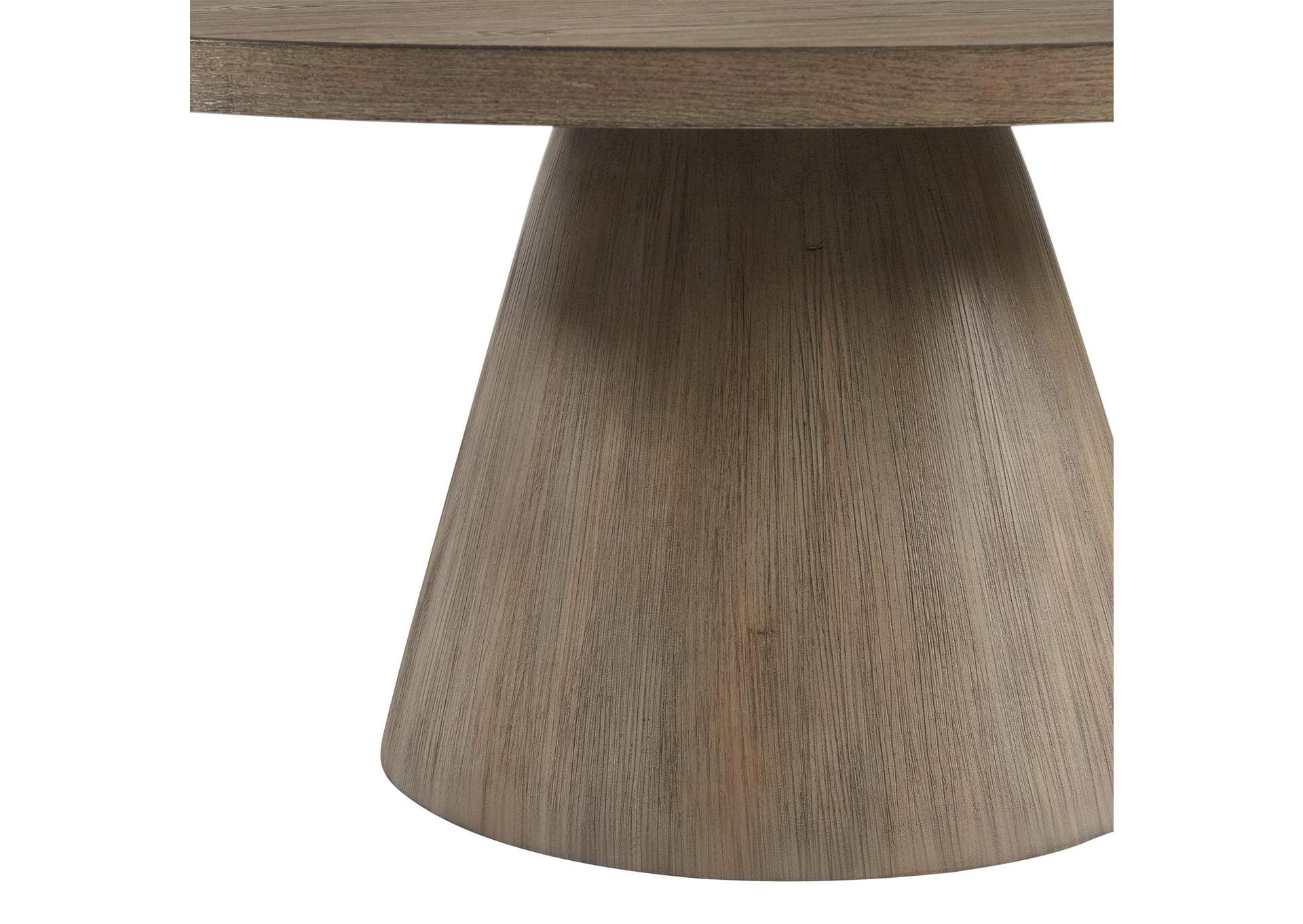 Portland Round Coffee Table In Grey image 4