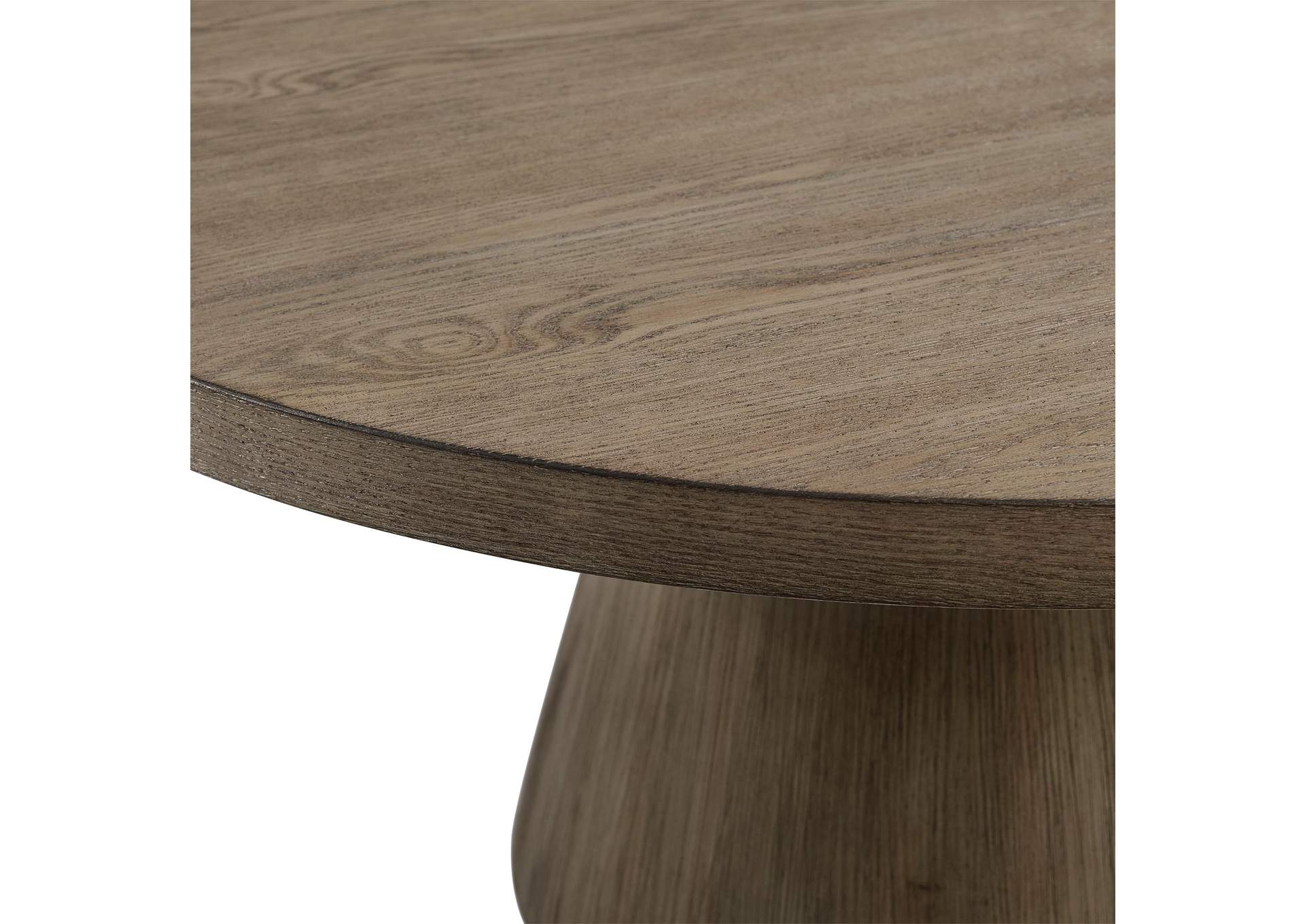 Portland Round Coffee Table In Grey image 3