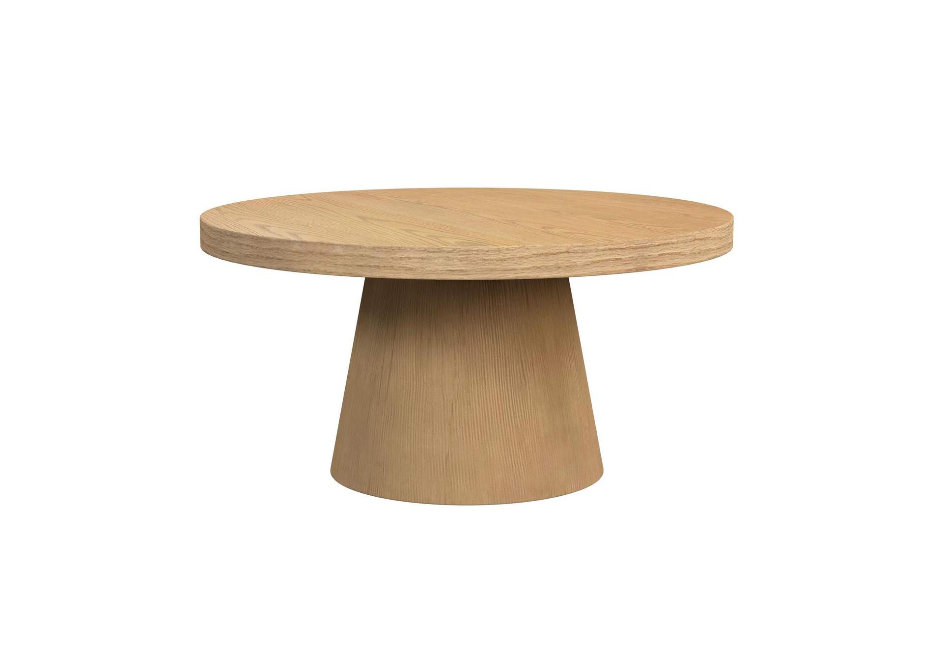 Portland Round Coffee Table In Natural image 6