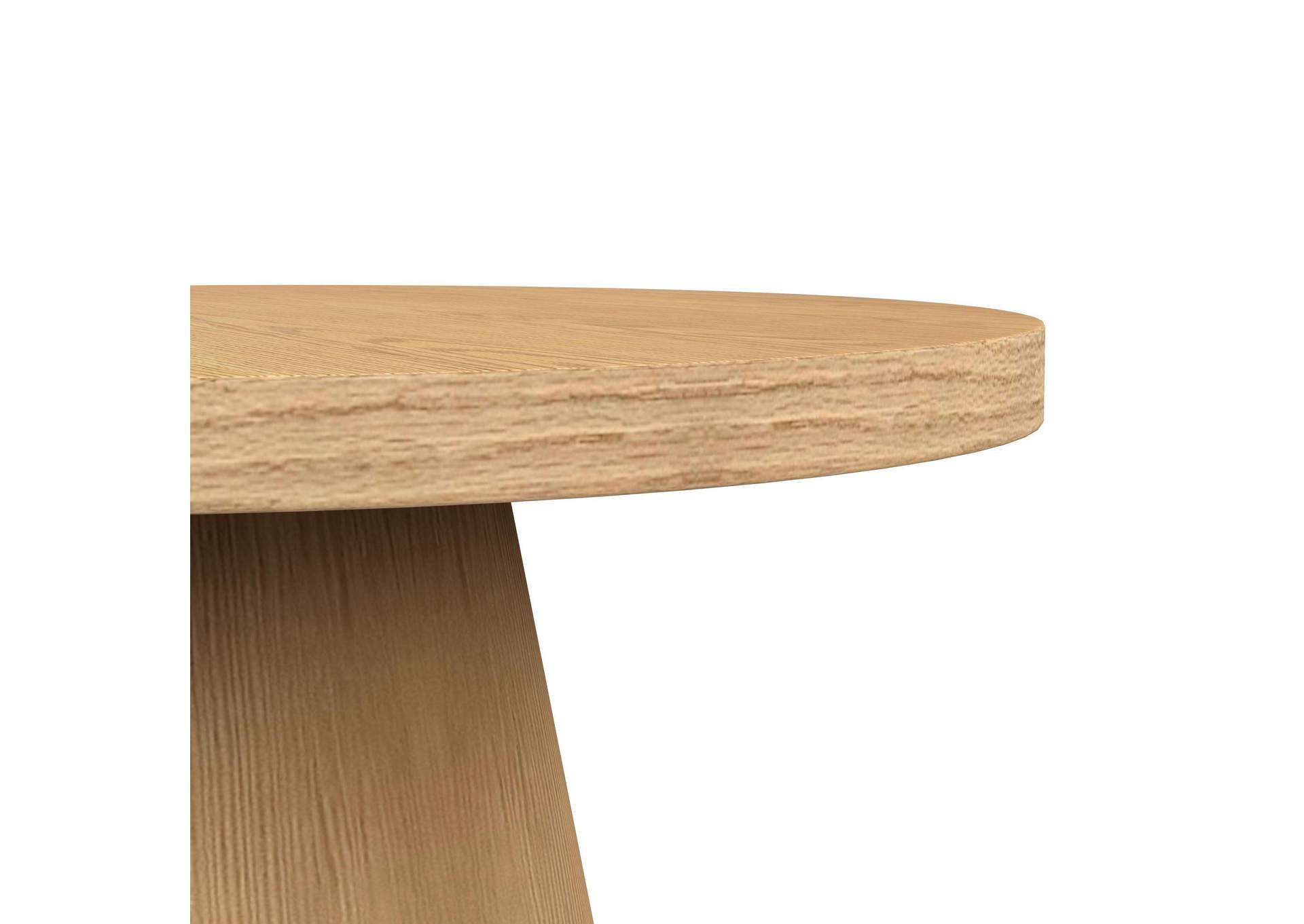 Portland Round Coffee Table In Natural image 4