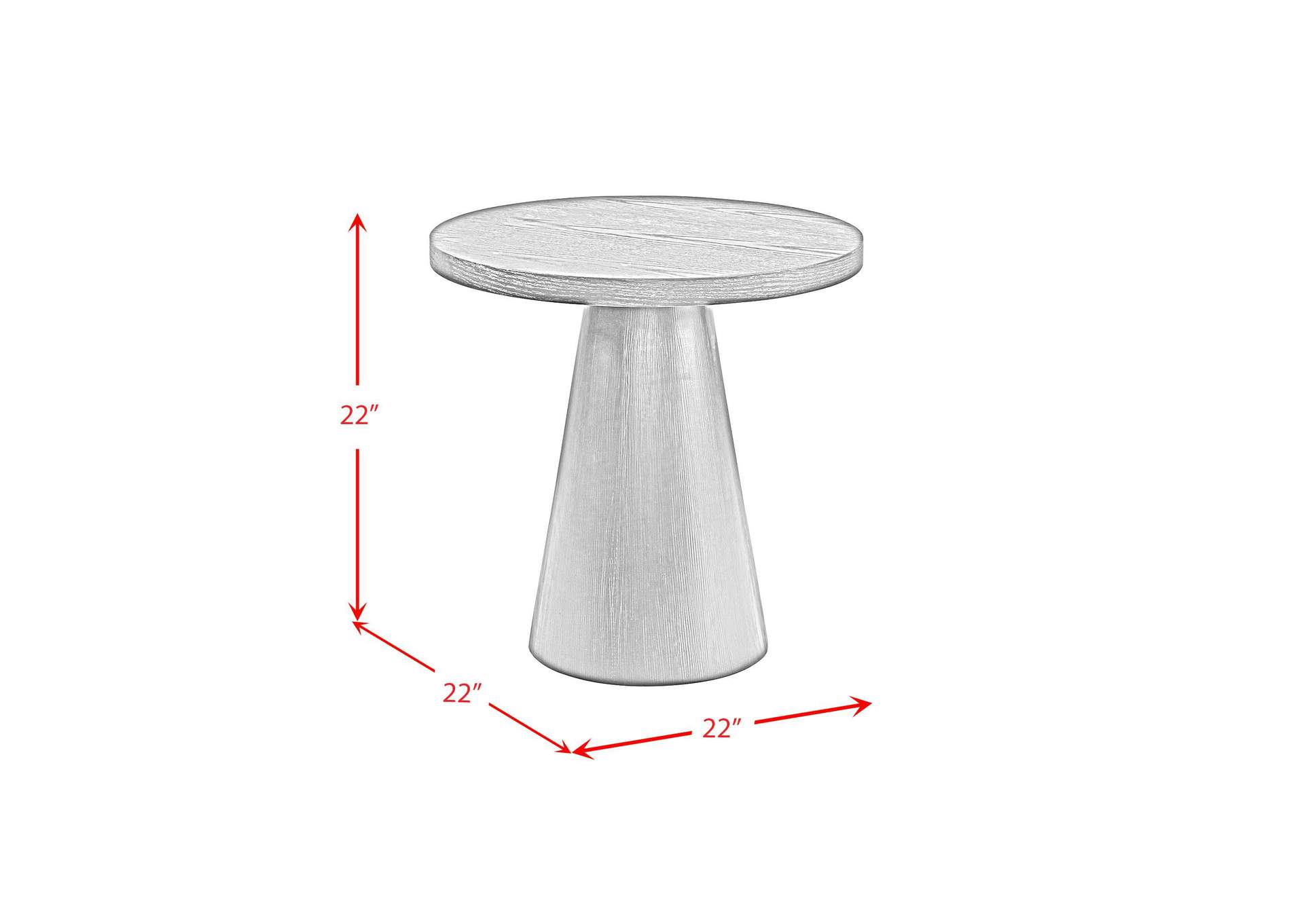 Portland End Table In Natural image 5