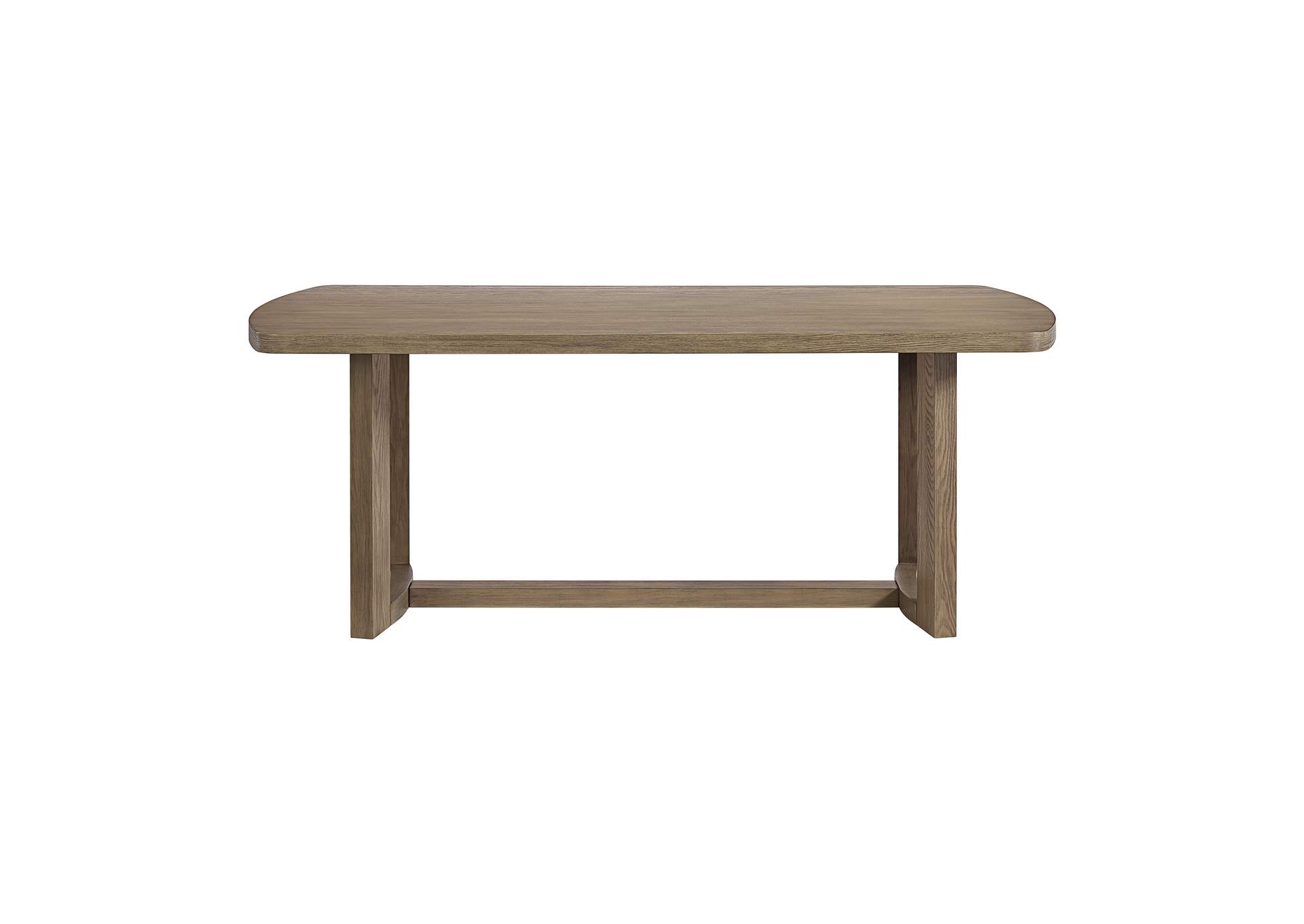 Portland Rectangular Dining Table In Grey image 4