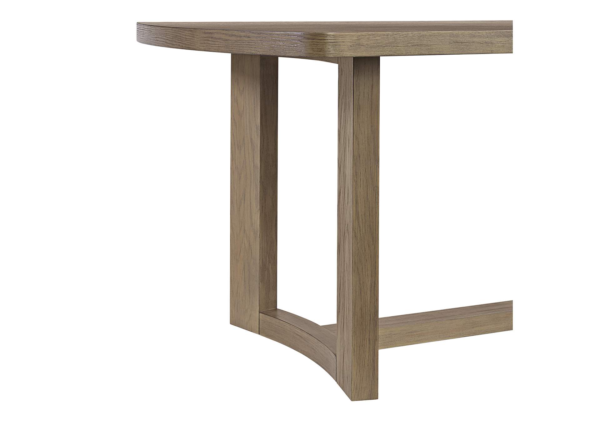 Portland Rectangular Dining Table In Grey image 6