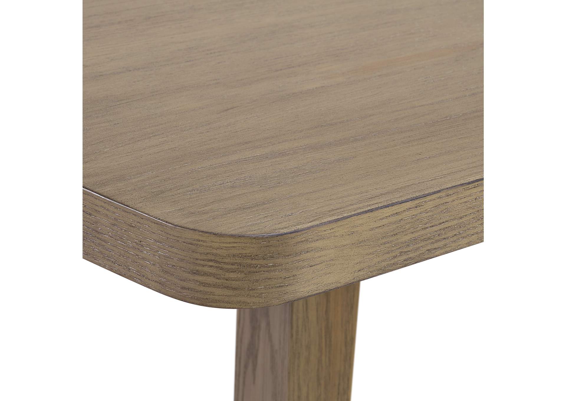 Portland Rectangular Dining Table In Grey image 5