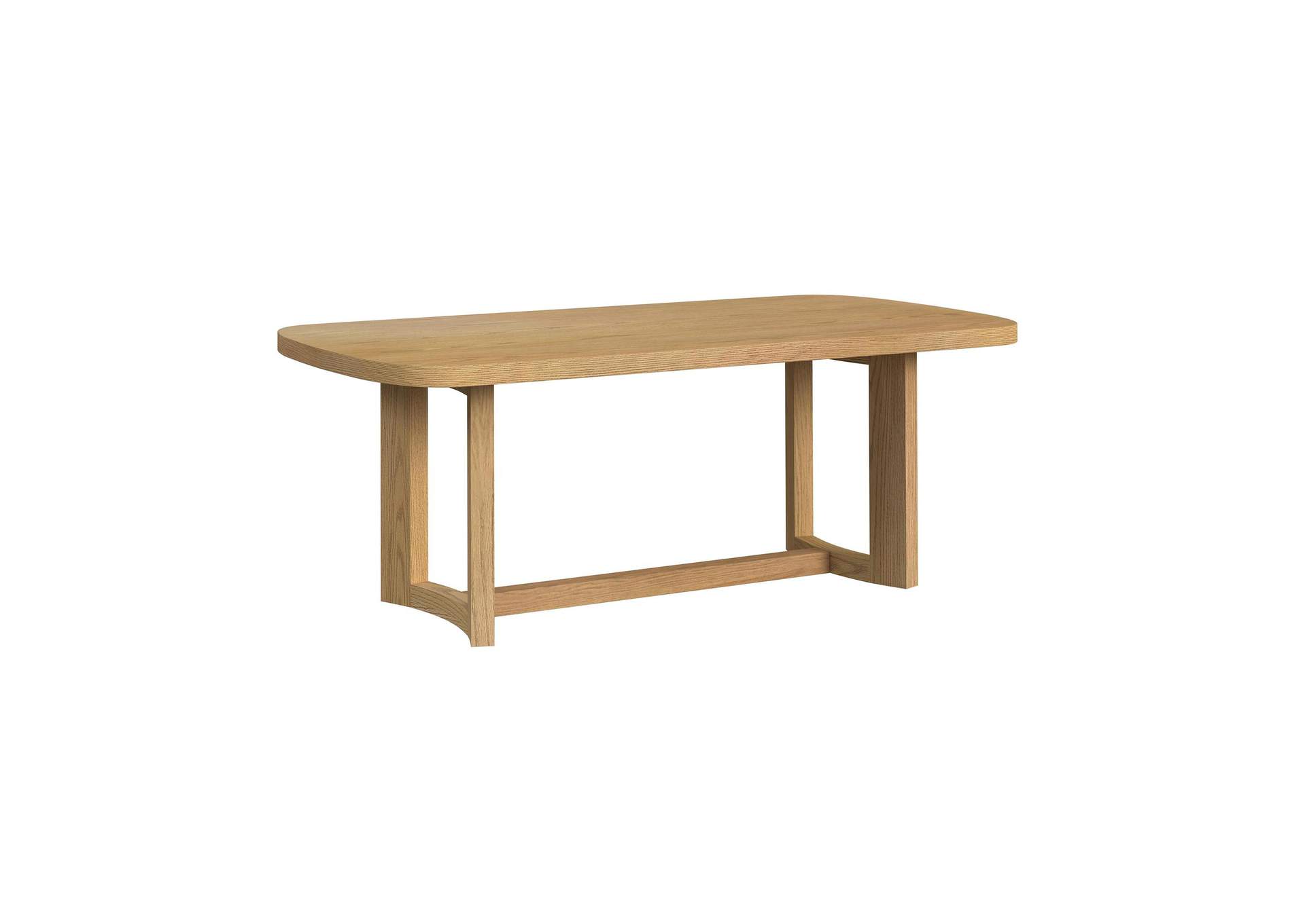 Portland Rectangular Dining Table In Natural image 6
