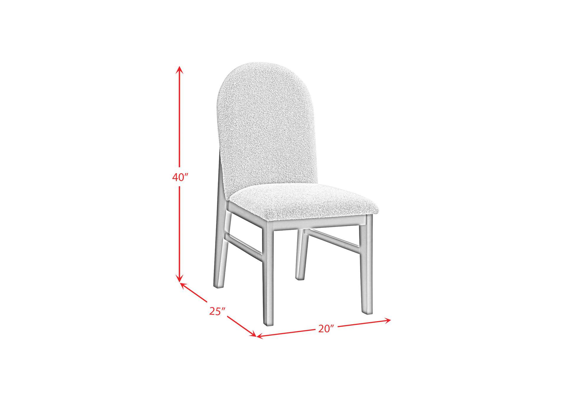 Portland Round Back Side Chair With Grey Fabric Pgy1113 - 4 In Black 2 Per Carton image 6