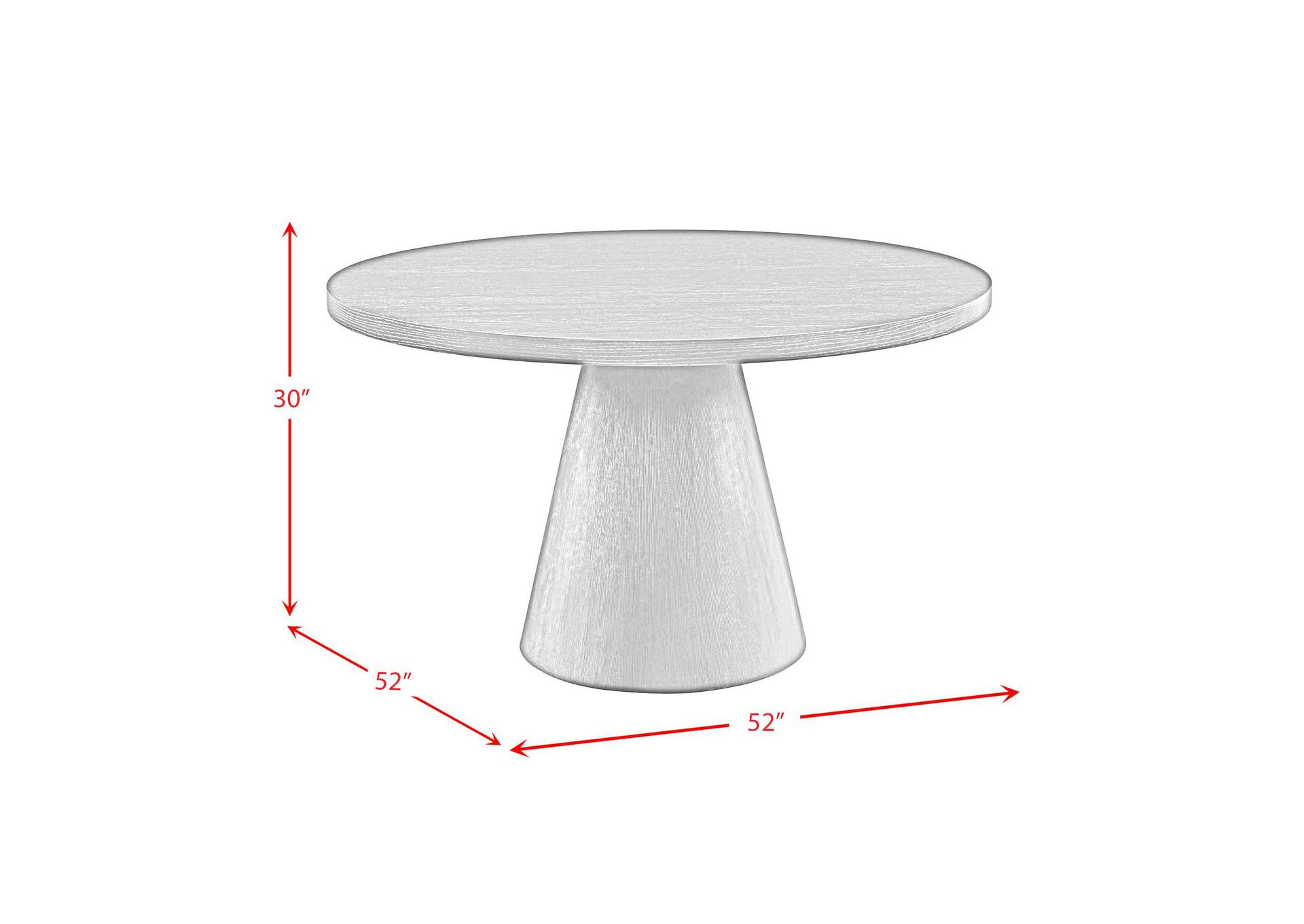 Portland Round Dining Table In Black image 6