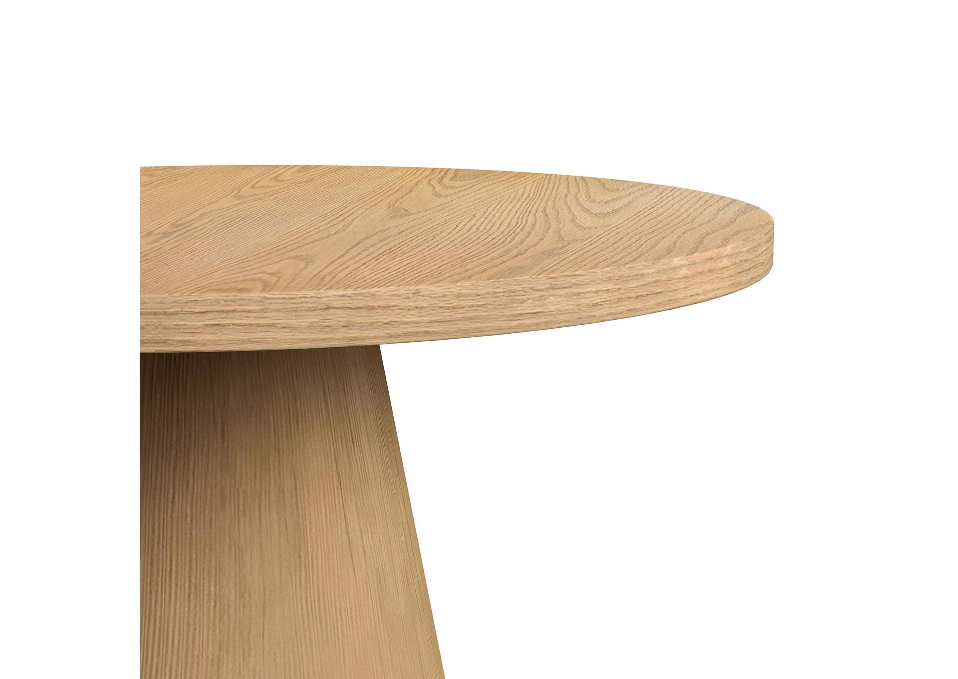 Portland Round Dining Table In Natural image 3