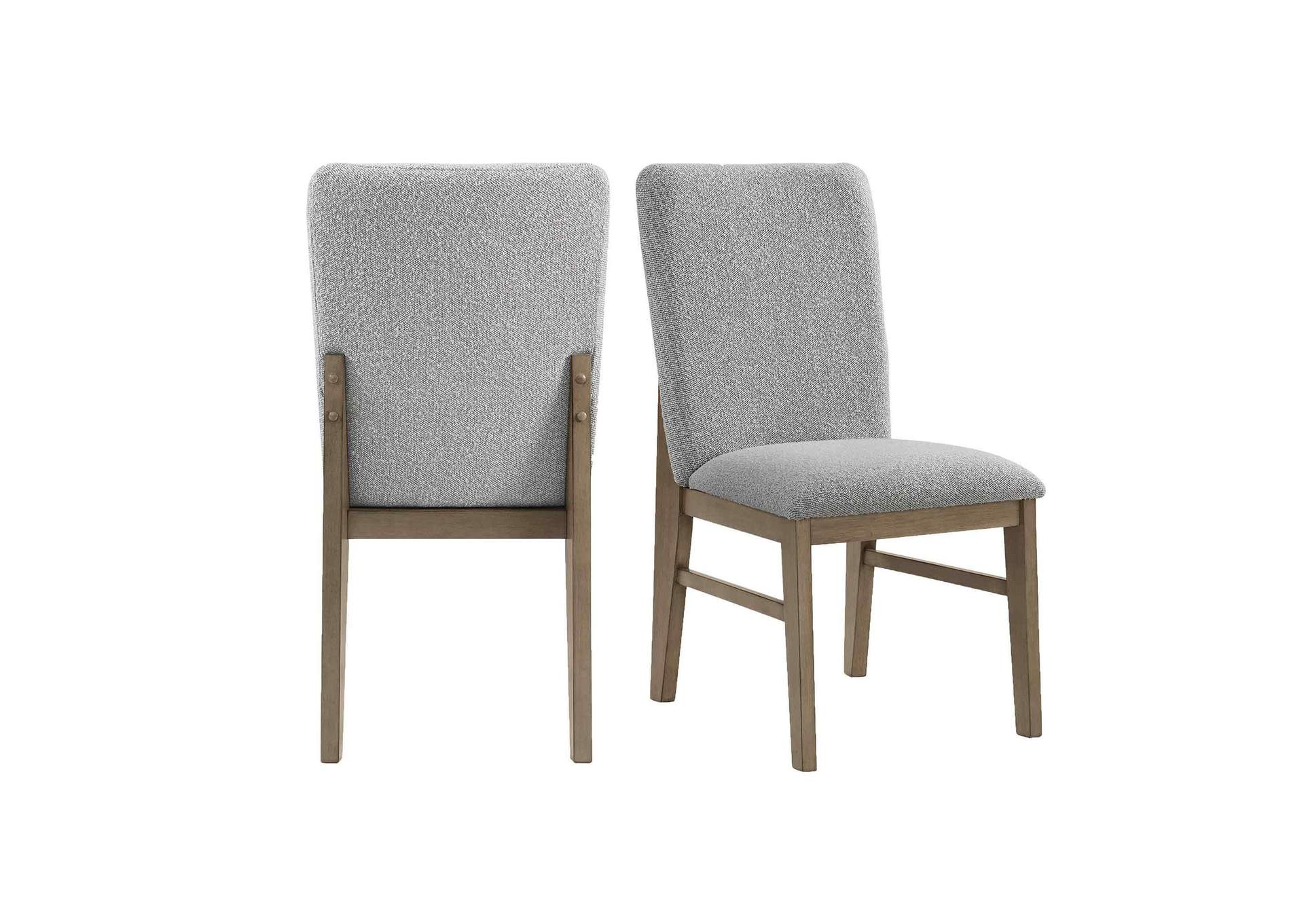 Portland Side Chair With Grey Fabric Pgy1113 - 4 In Grey 2 Per Carton image 3