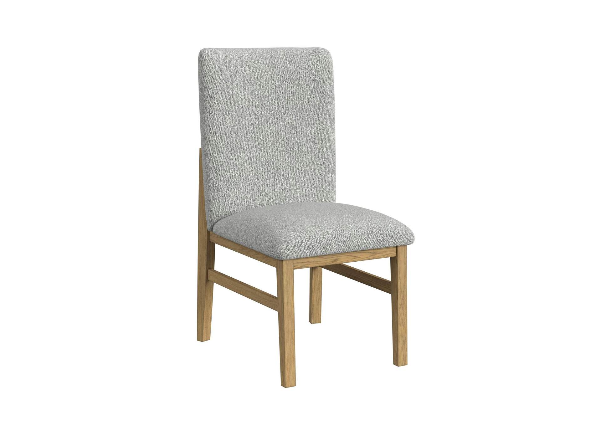 Portland Side Chair With Grey Fabric Pgy1113 - 4 In Natural 2 Per Carton image 7