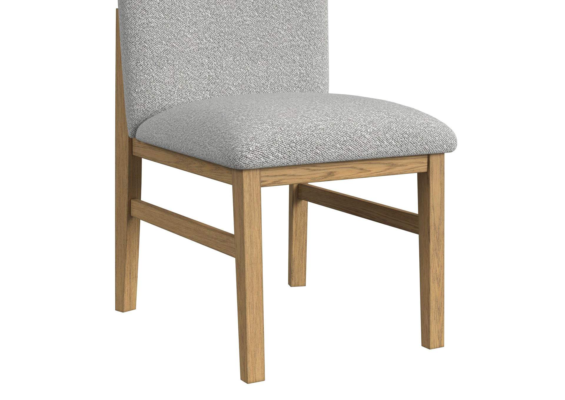 Portland Side Chair With Grey Fabric Pgy1113 - 4 In Natural 2 Per Carton image 5
