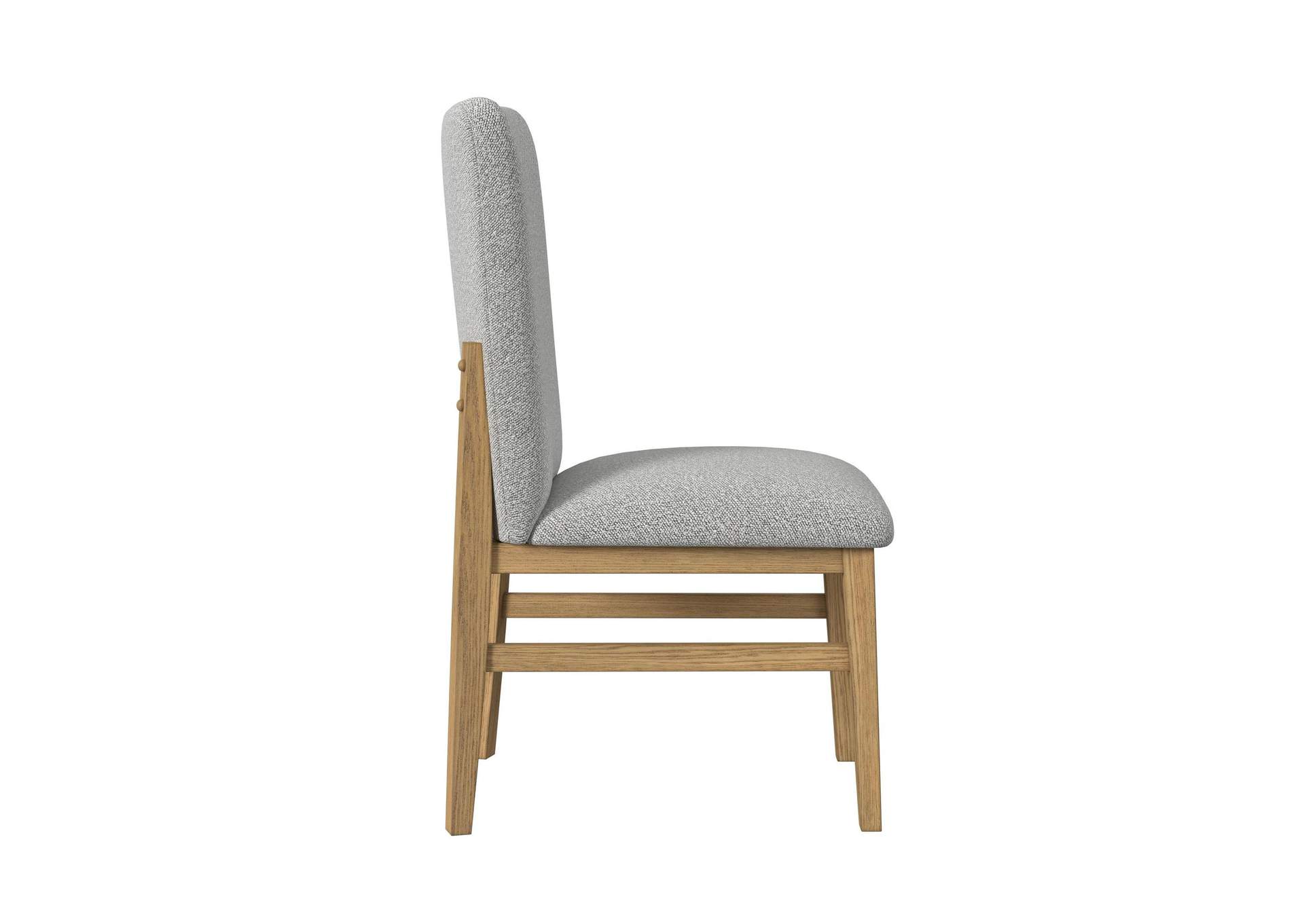 Portland Side Chair With Grey Fabric Pgy1113 - 4 In Natural 2 Per Carton image 9