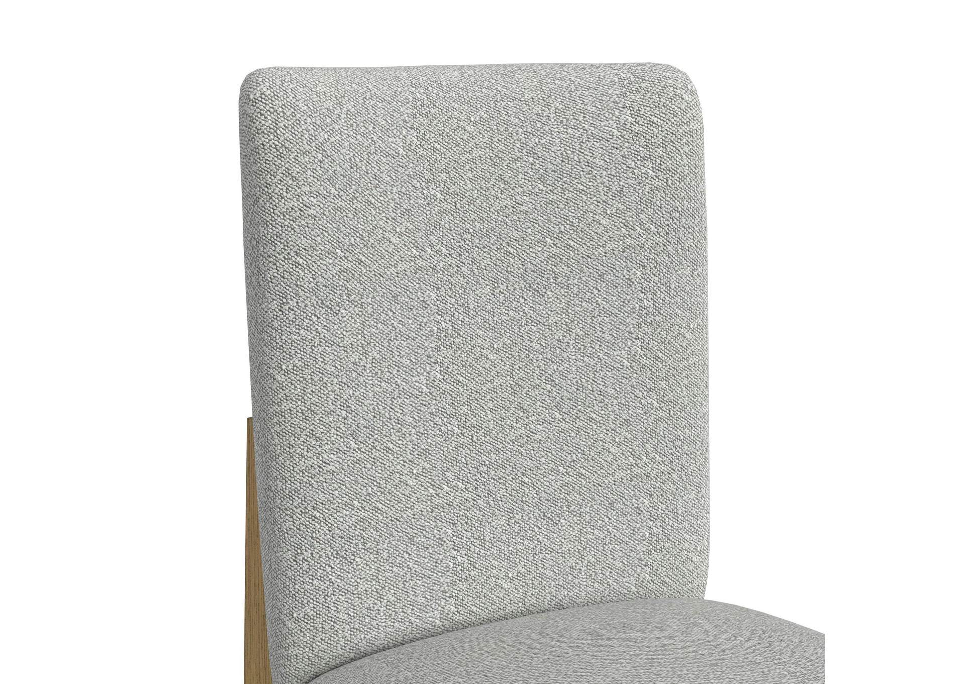 Portland Side Chair With Grey Fabric Pgy1113 - 4 In Natural 2 Per Carton image 4