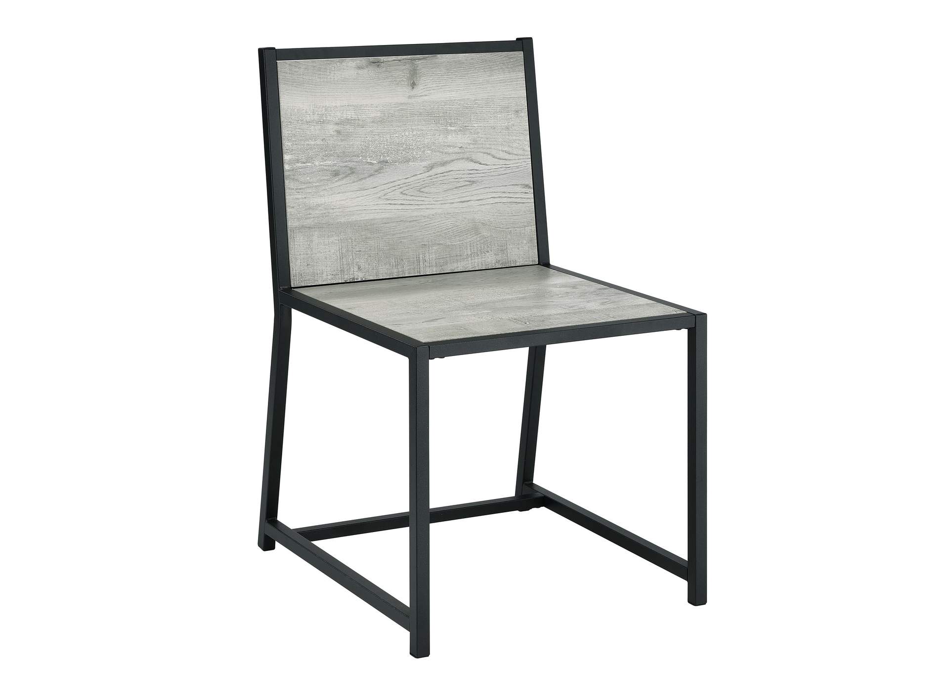 Preston Desk Chair In Grey