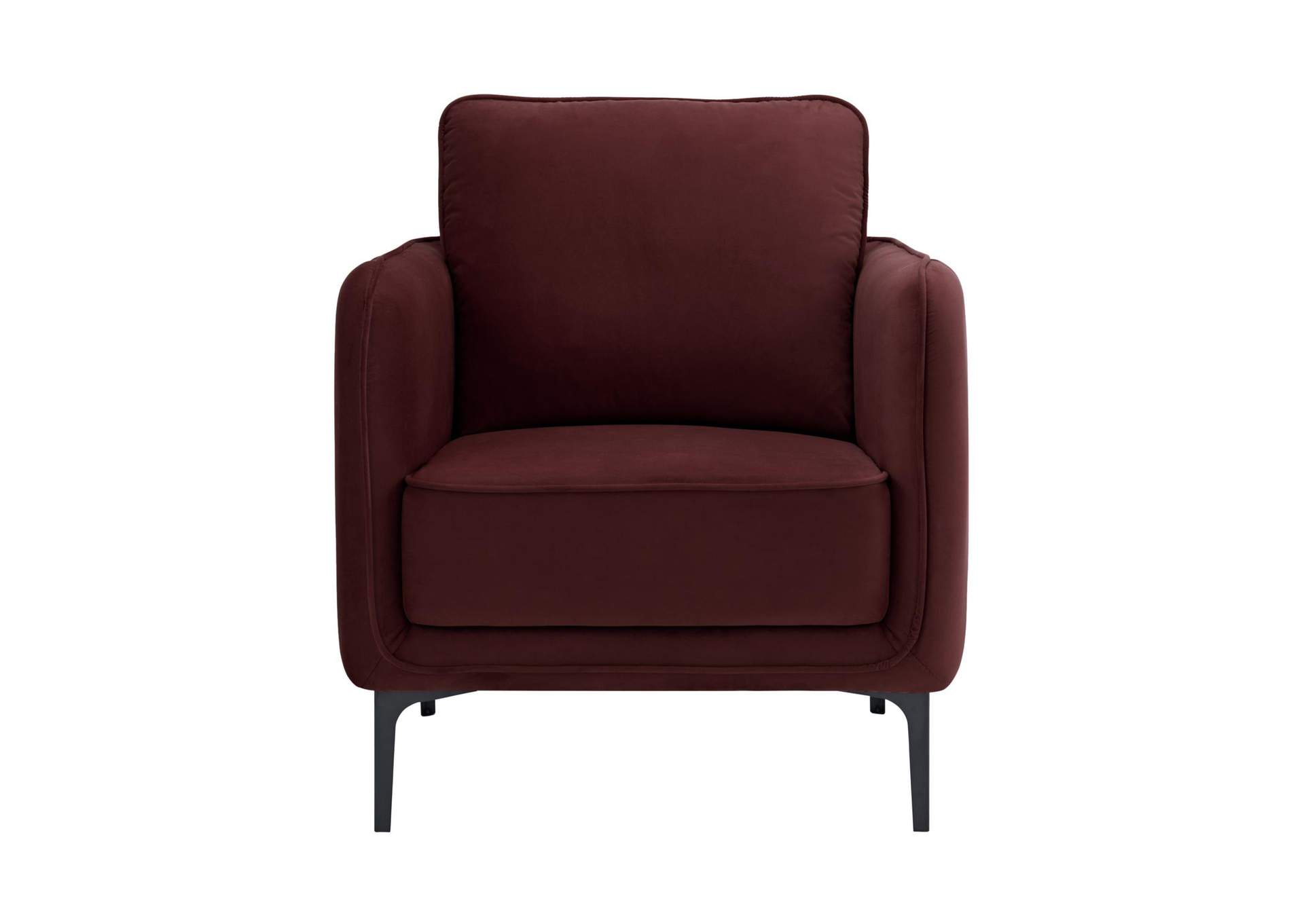 Rae Chair In Lavish 152 Berry Velvet image 4