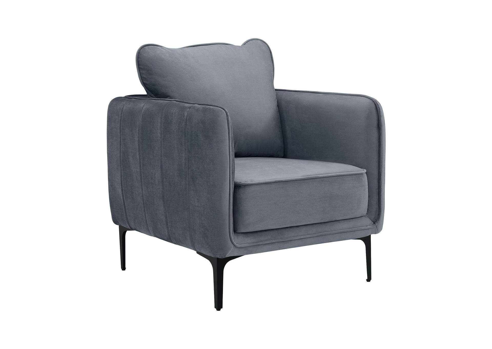 Rae Chair In Lavish 152 Blue Velvet image 3