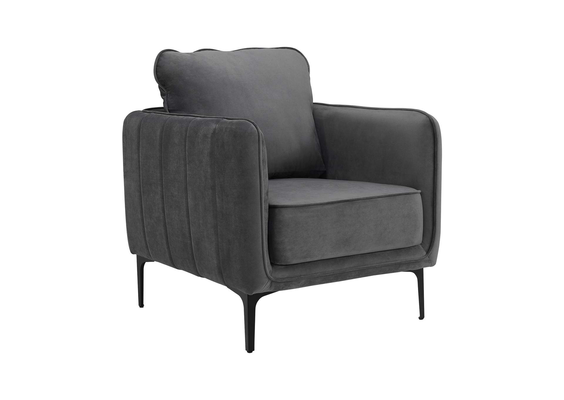 Rae Chair In Lavish 152 Grey Velvet image 5