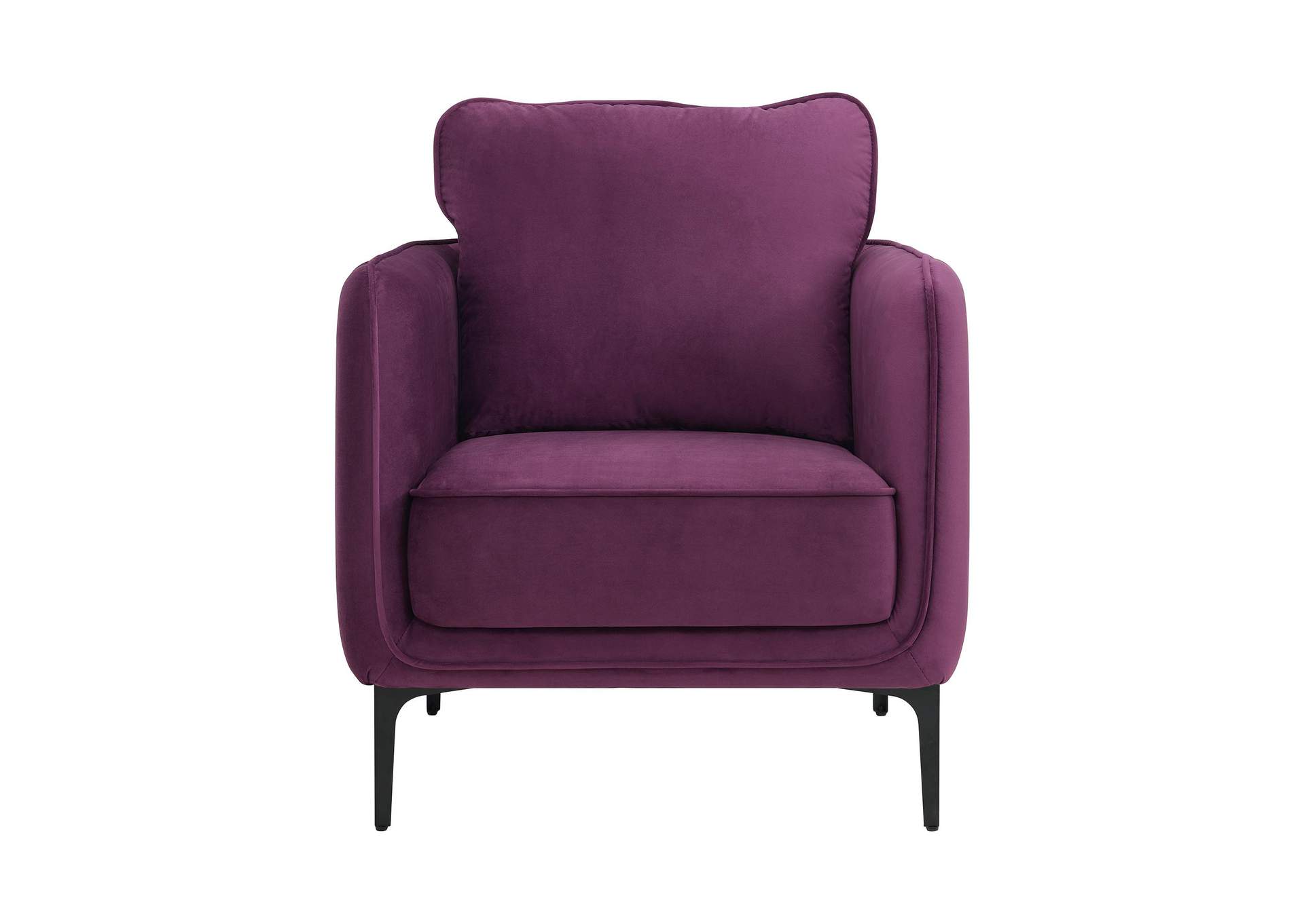 Rae Chair In Lavish 152 Purple Velvet image 7