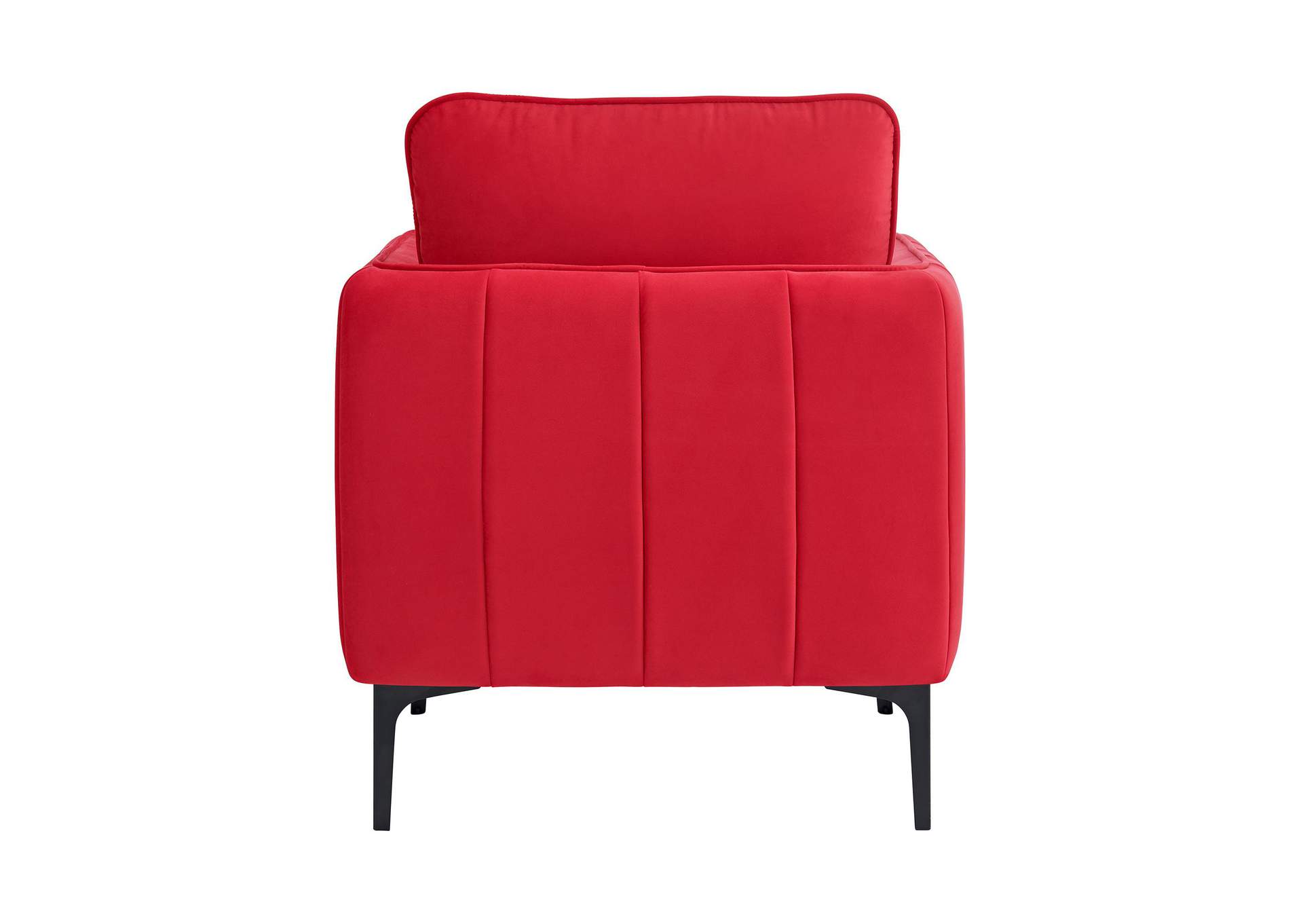 Rae Chair In Lavish 152 Red Velvet image 8