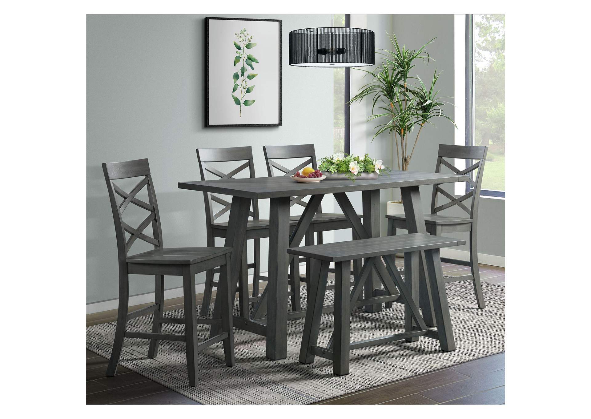 Renegade 6 Piece Counter Set Grey image 1