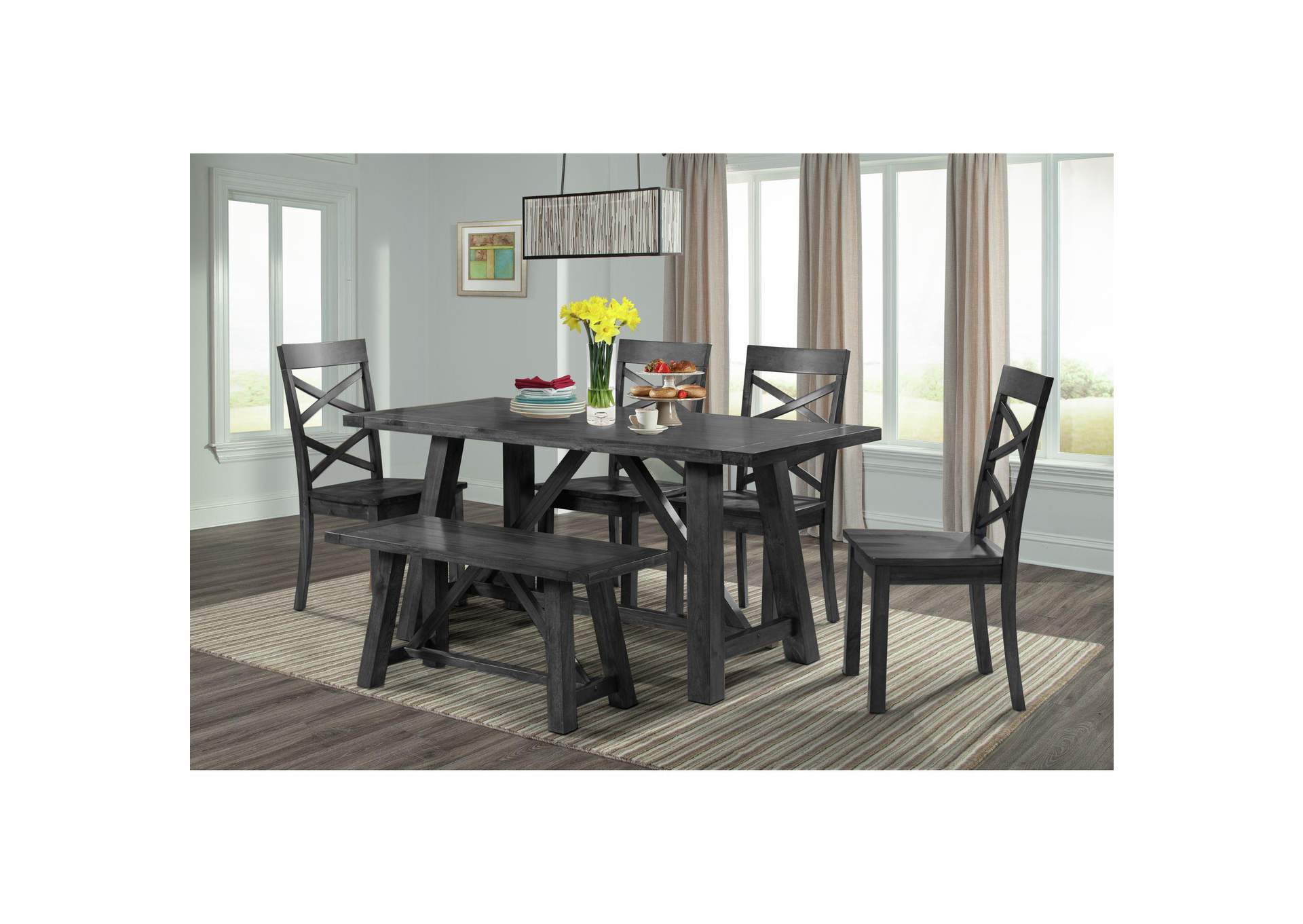 Renegade Dining Side Chair Grey 2 Per Pack image 1