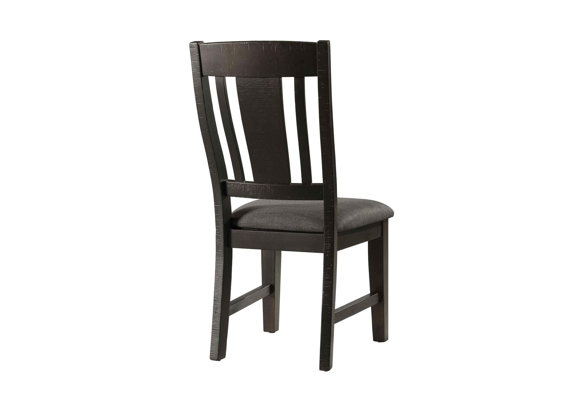 Rhodes Side Chair With Dark Grey Fabric In Charcoal 2 Per Carton image 8