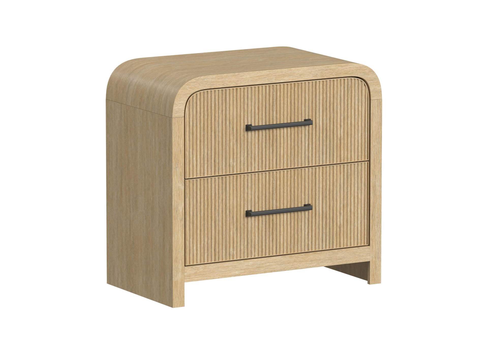 Ridgemont 2 - Drawer Nightstand With USB In Natural image 7
