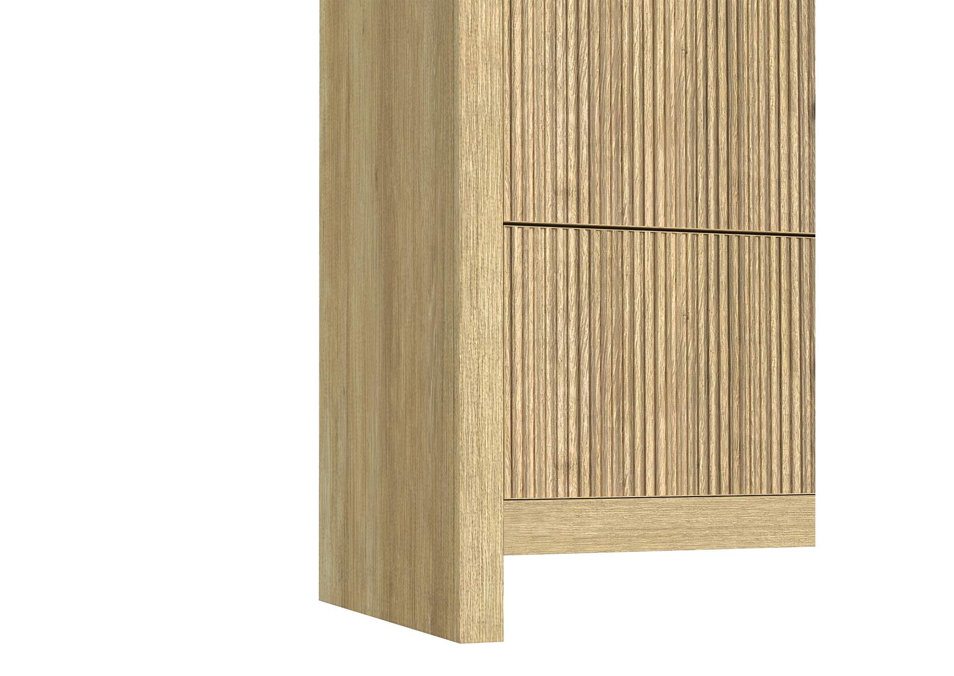Ridgemont 2 - Drawer Nightstand With USB In Natural