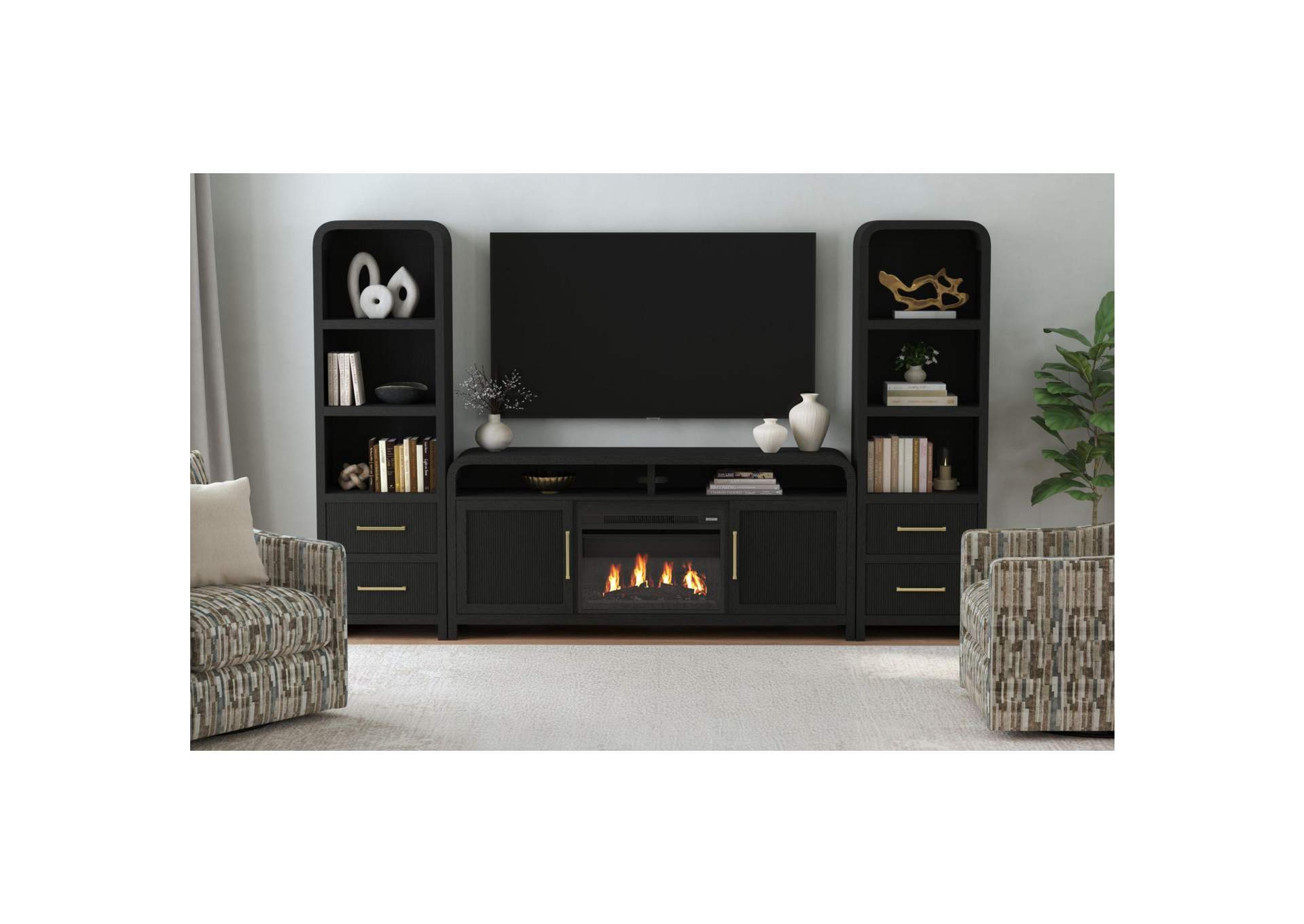 23 Fireplace Insert In Black image 1