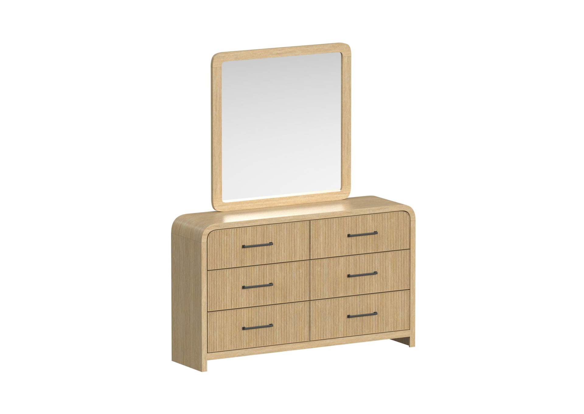 Ridgemont Dresser And Mirror Set In Natural image 6