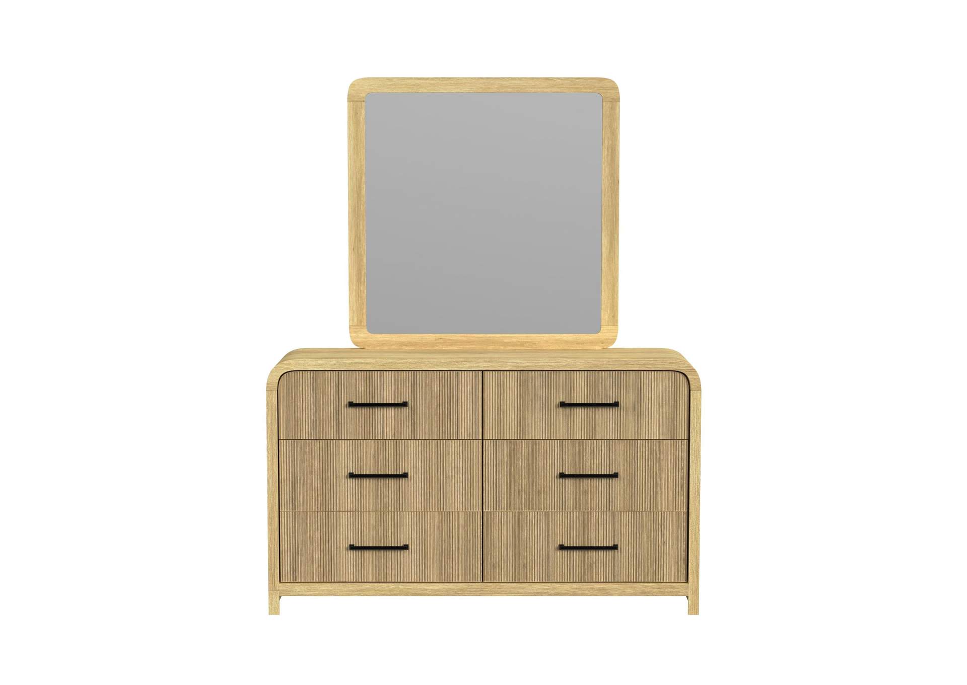 Ridgemont Dresser And Mirror Set In Natural image 4