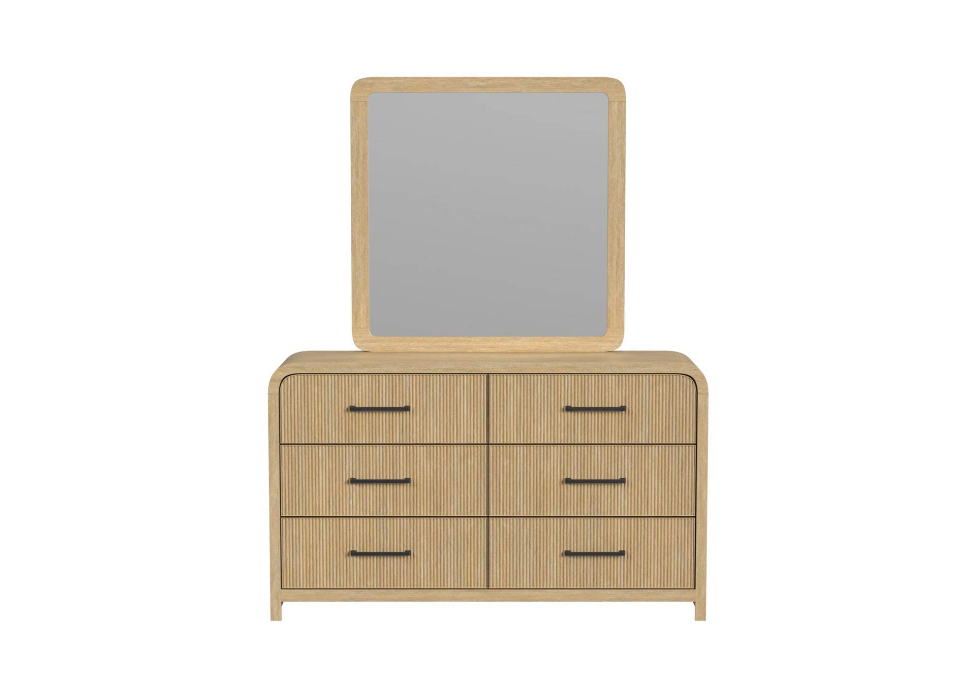 Ridgemont Dresser And Mirror Set In Natural image 8