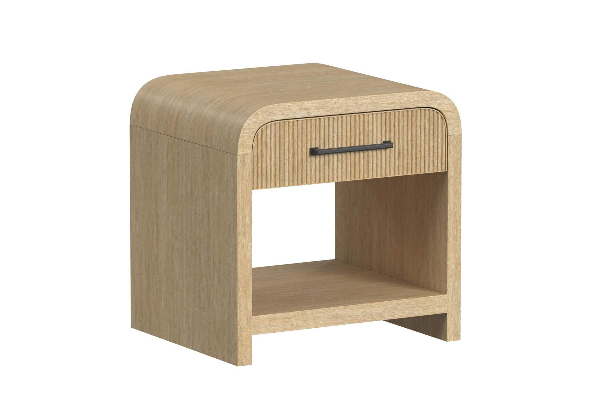 Ridgemont End Table With USB In Natural image 7